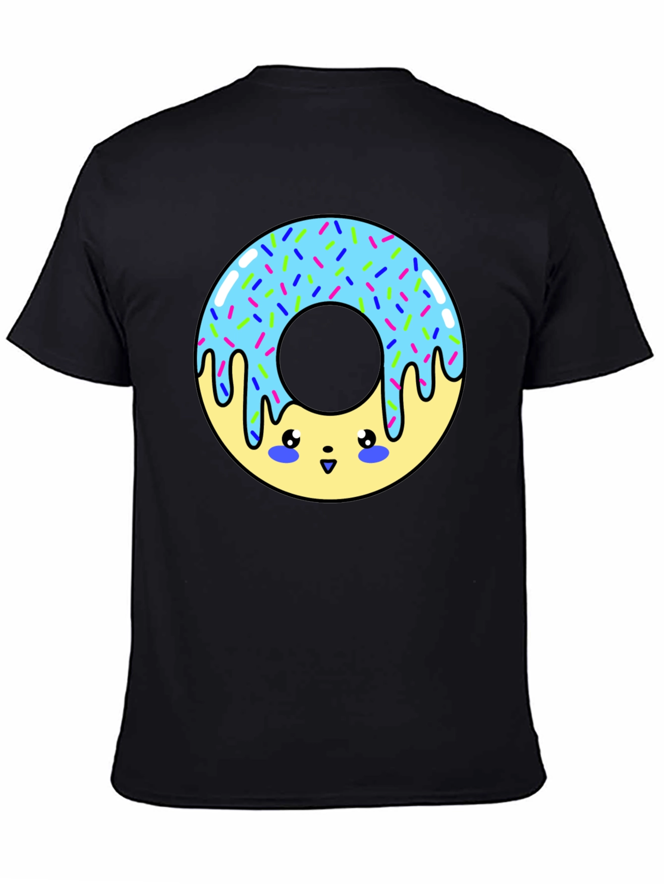 Kawaii Donut Graphic T-Shirt - Unisex Fun Tee