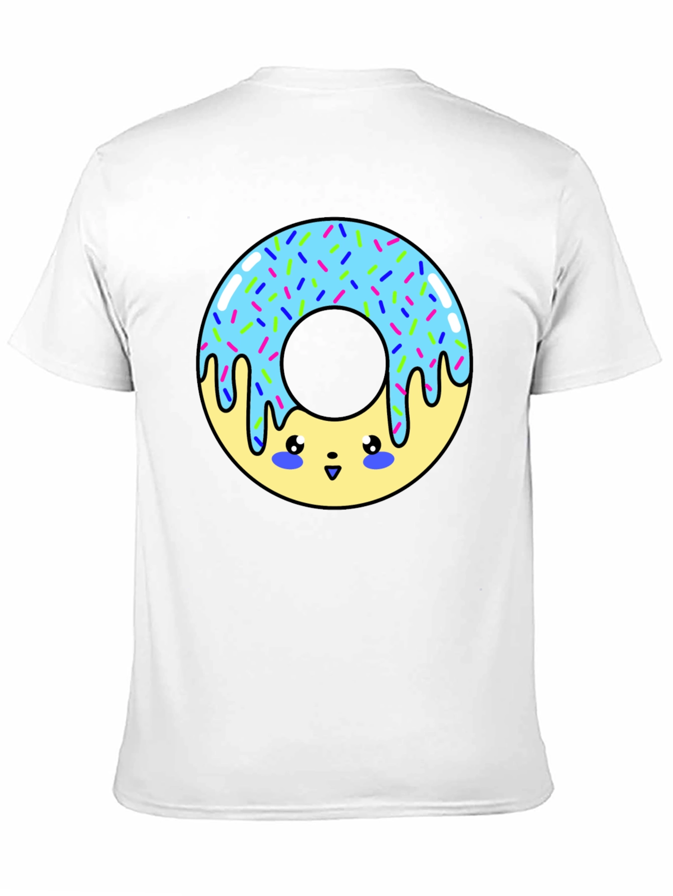 Kawaii Donut Graphic T-Shirt - Unisex Fun Tee
