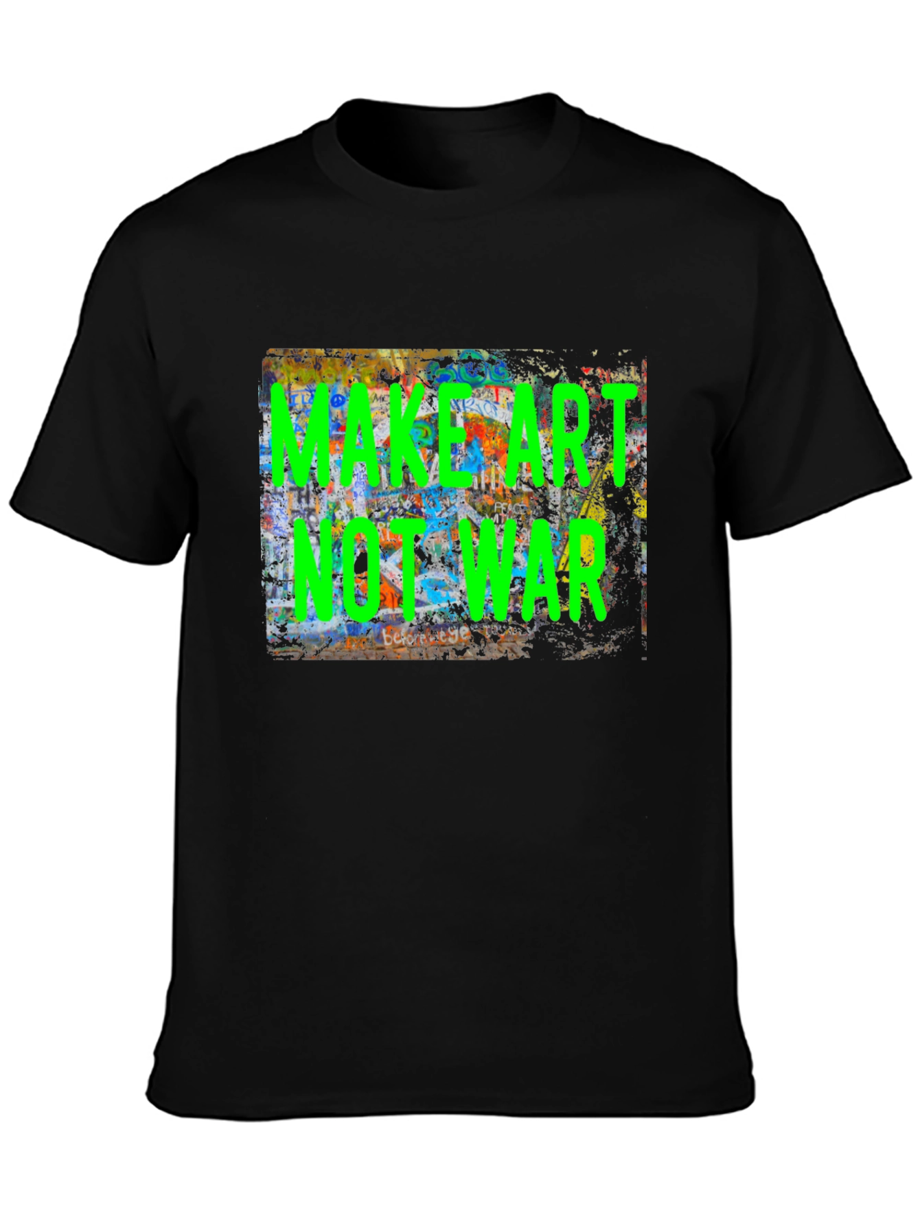 Make Art Not War Graphic Tee