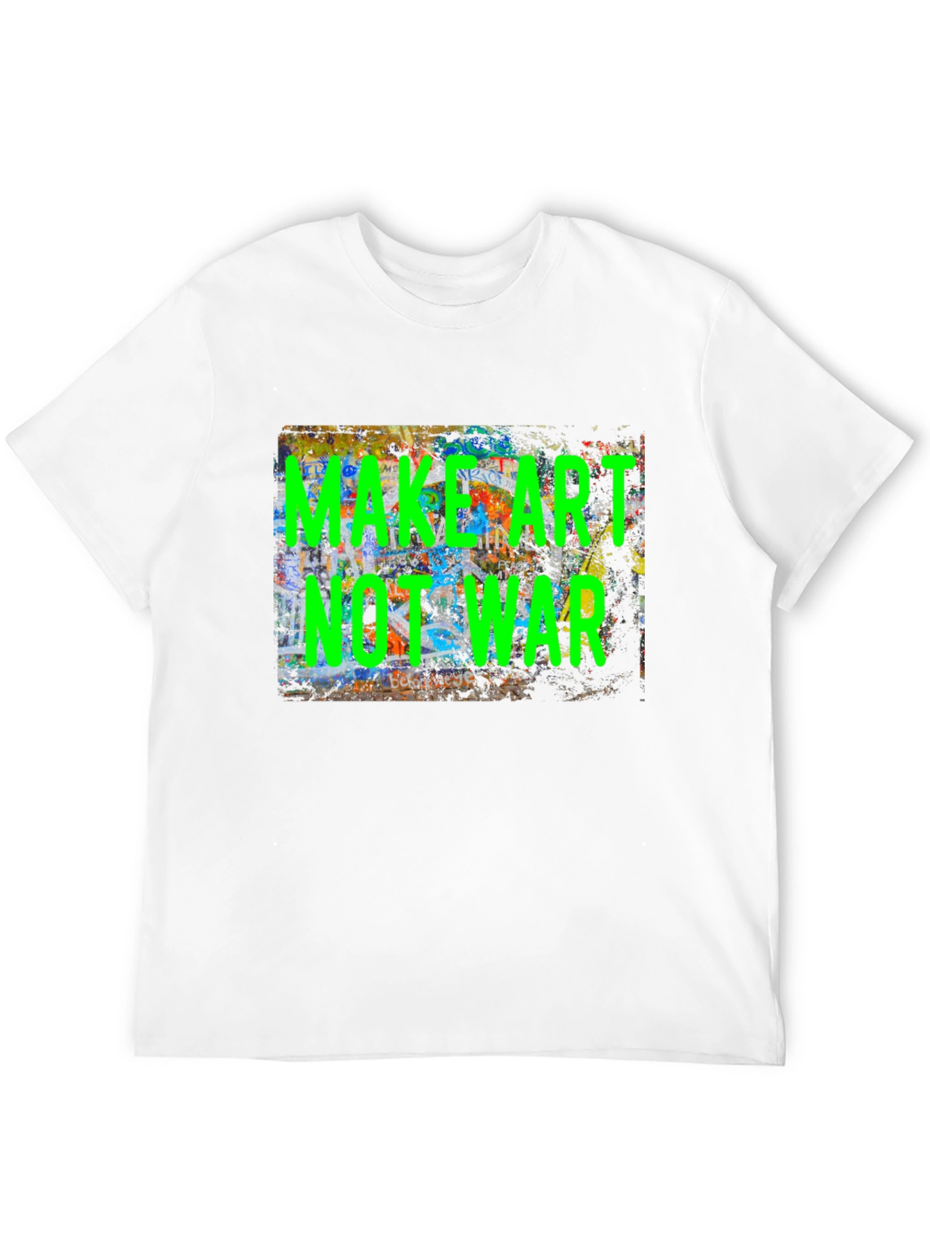 Make Art Not War Graphic Tee