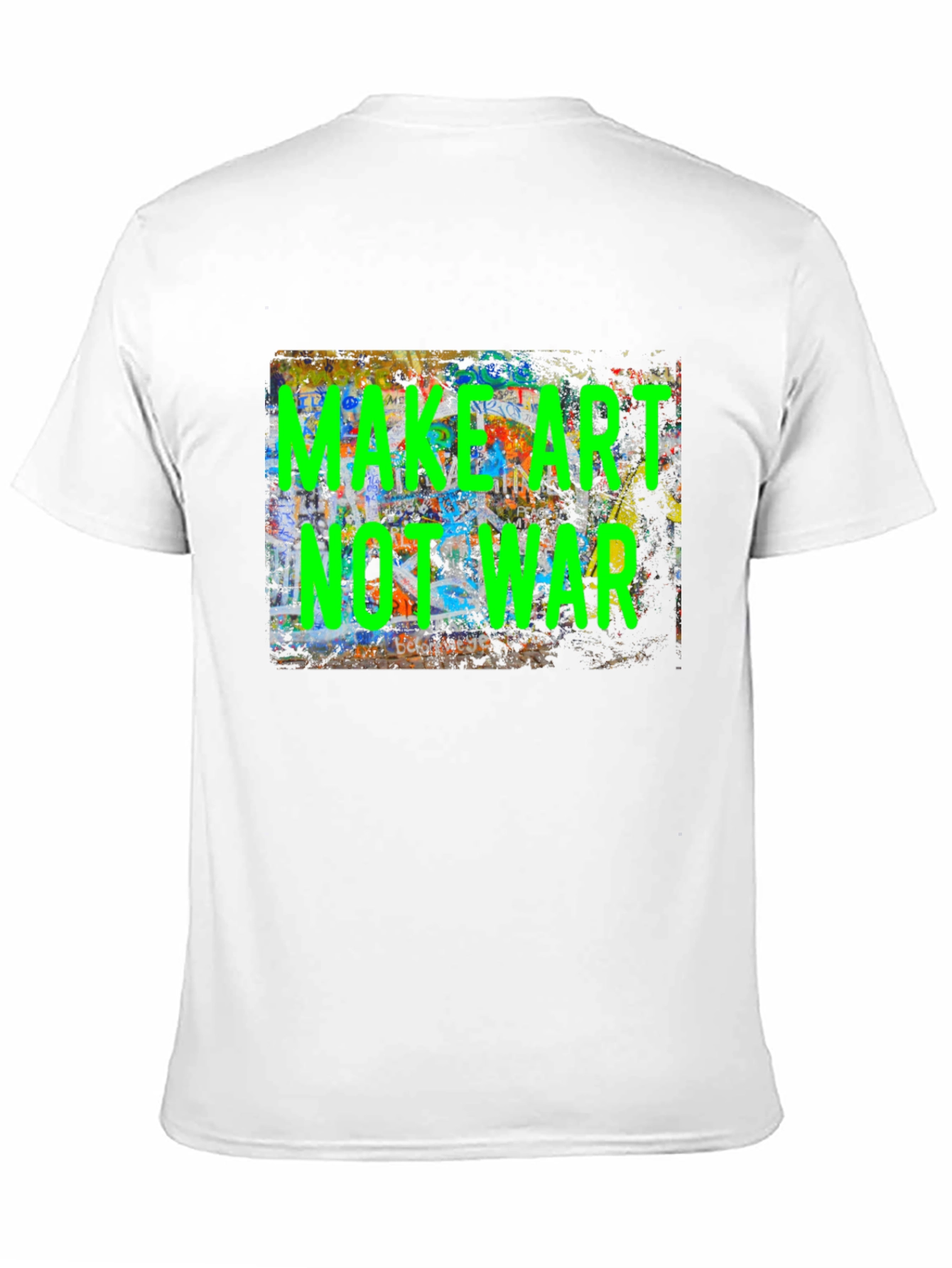 Make Art Not War Graphic Tee