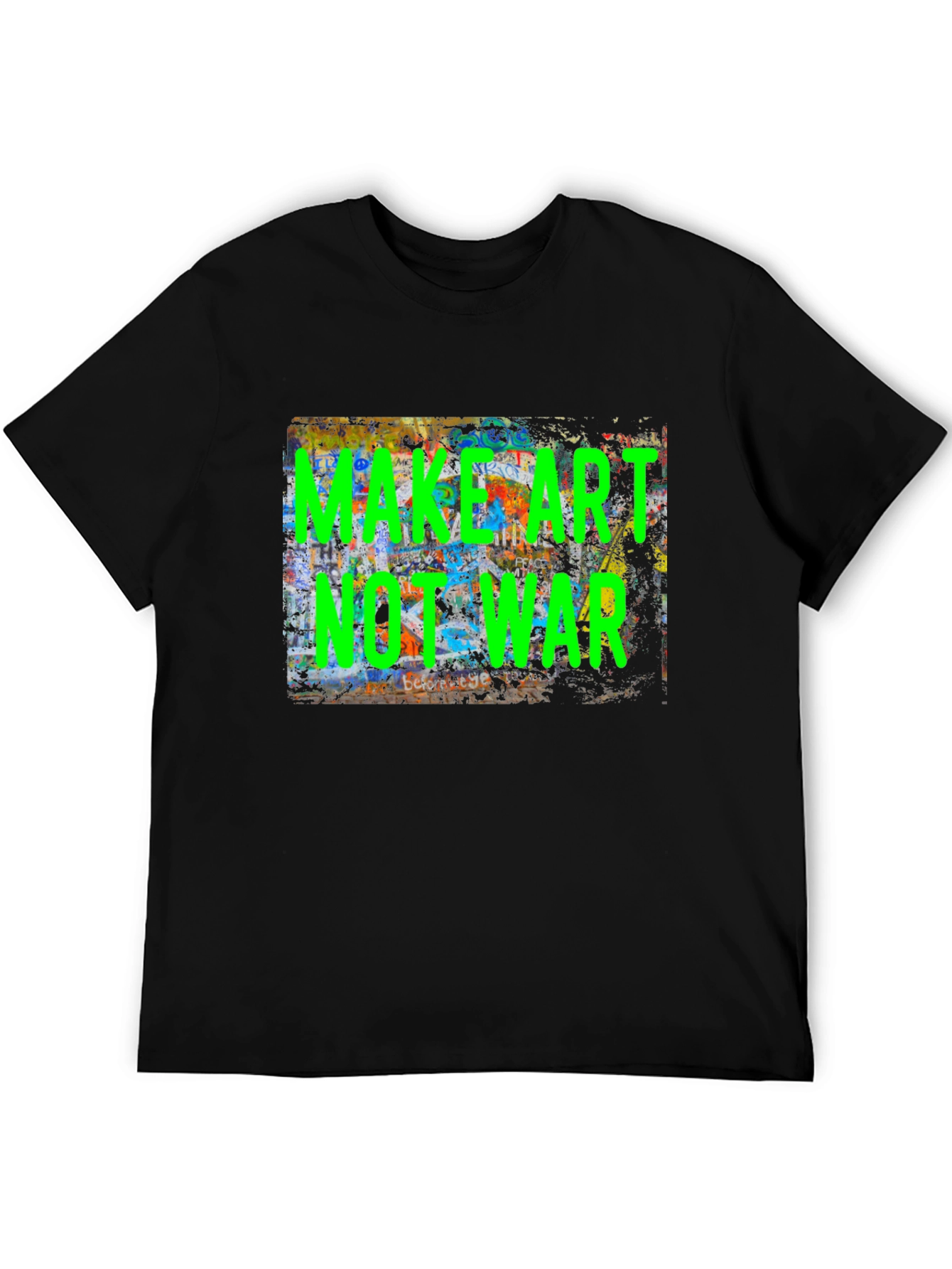 Make Art Not War Graphic Tee