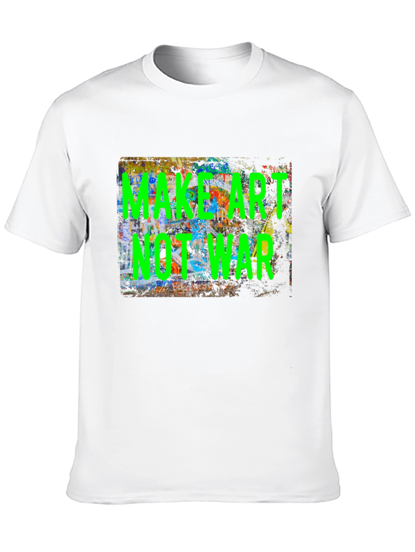 Make Art Not War Graphic Tee