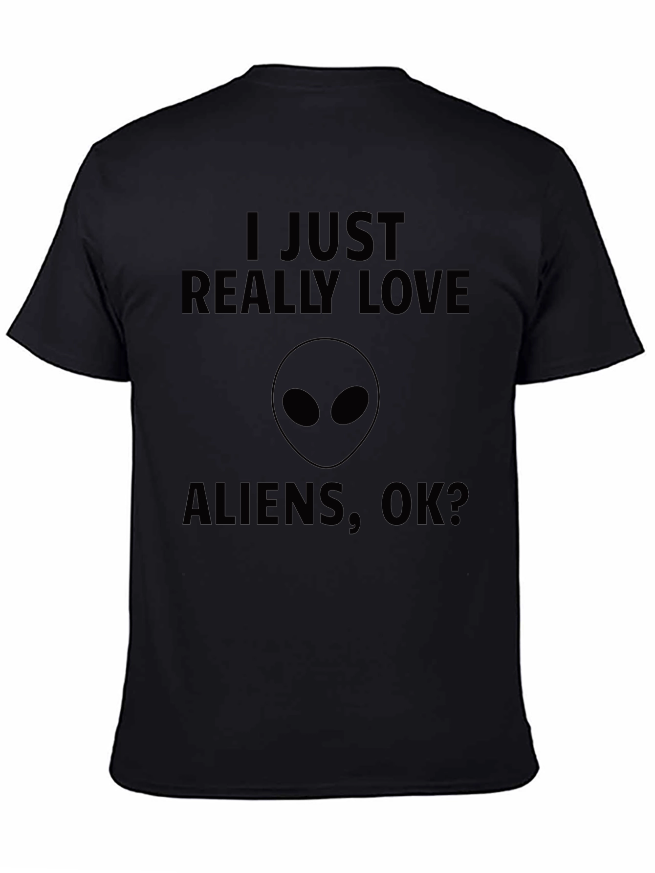 I Love Aliens T-Shirt Funny Alien Graphic Tee