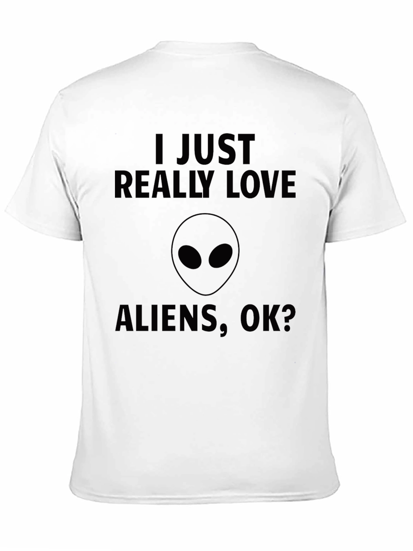 I Love Aliens T-Shirt Funny Alien Graphic Tee