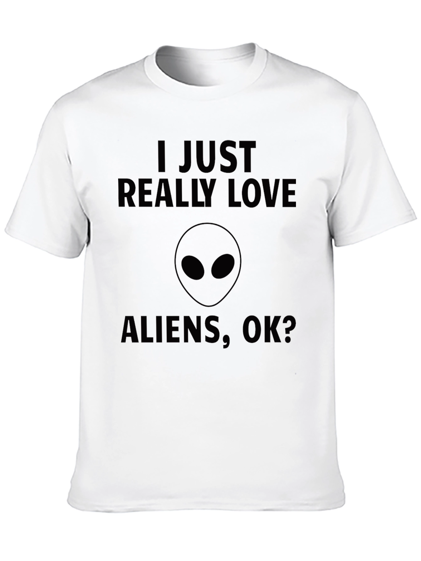 I Love Aliens T-Shirt Funny Alien Graphic Tee