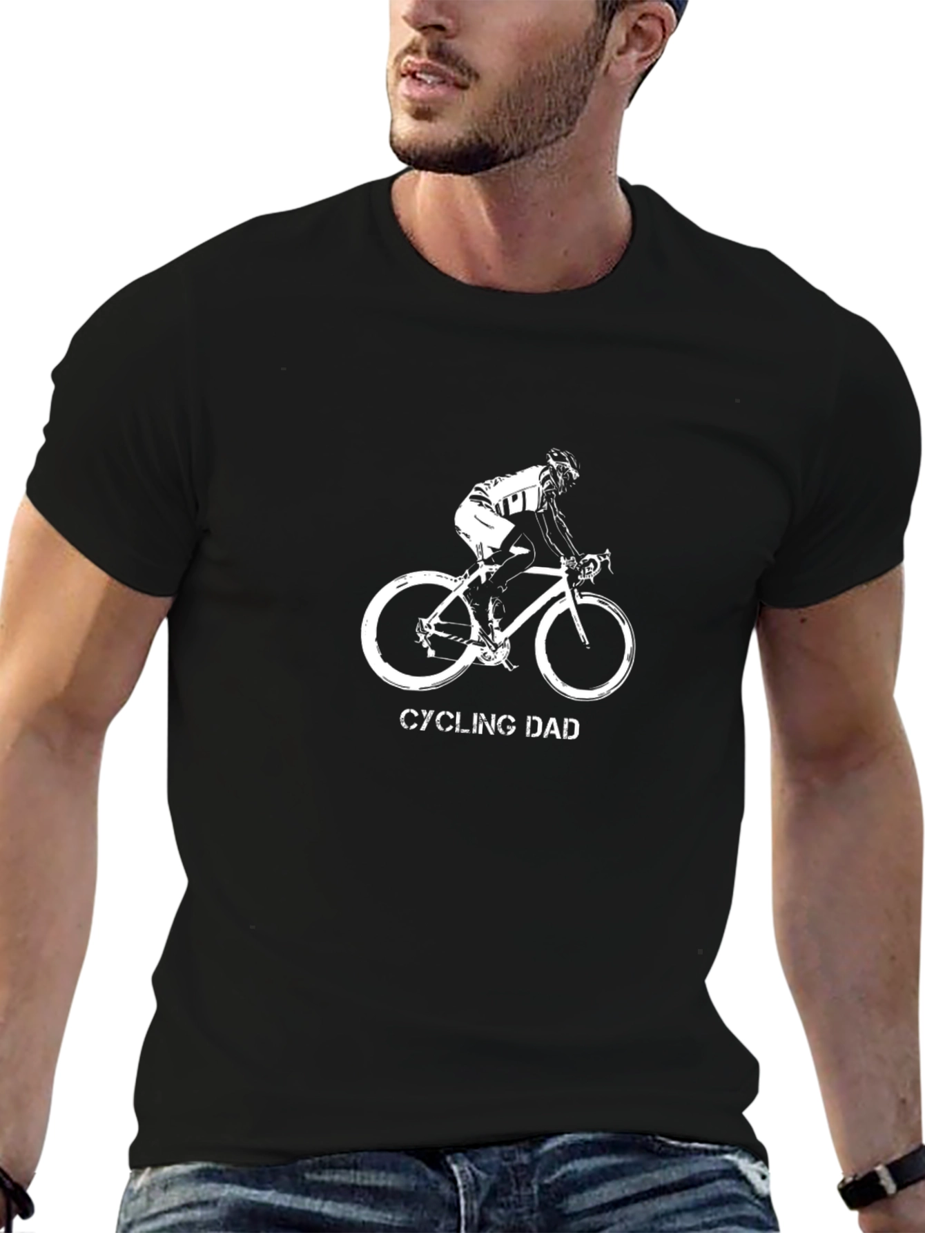 Cycling Dad T-Shirt - Cool Cyclist Design