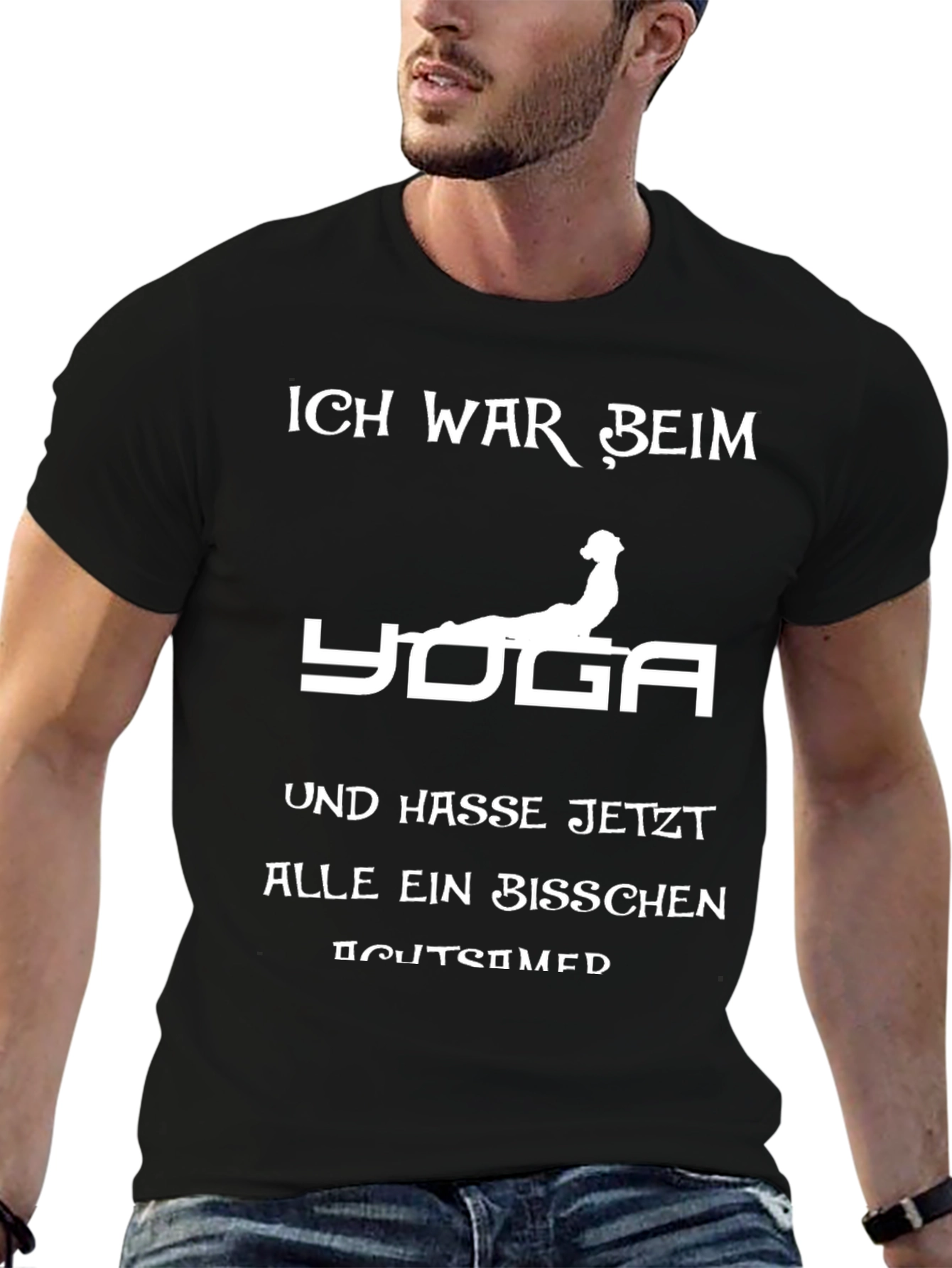 Yoga Hasse Fun T-Shirt Black