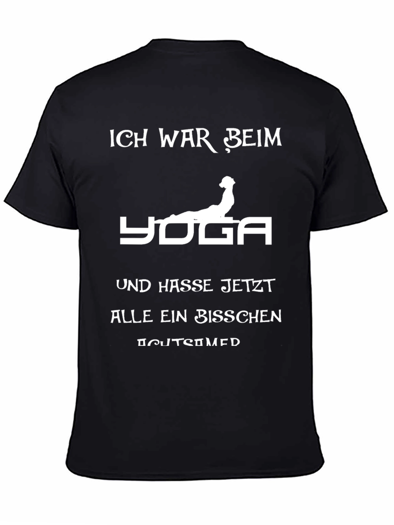 Yoga Hasse Fun T-Shirt Black