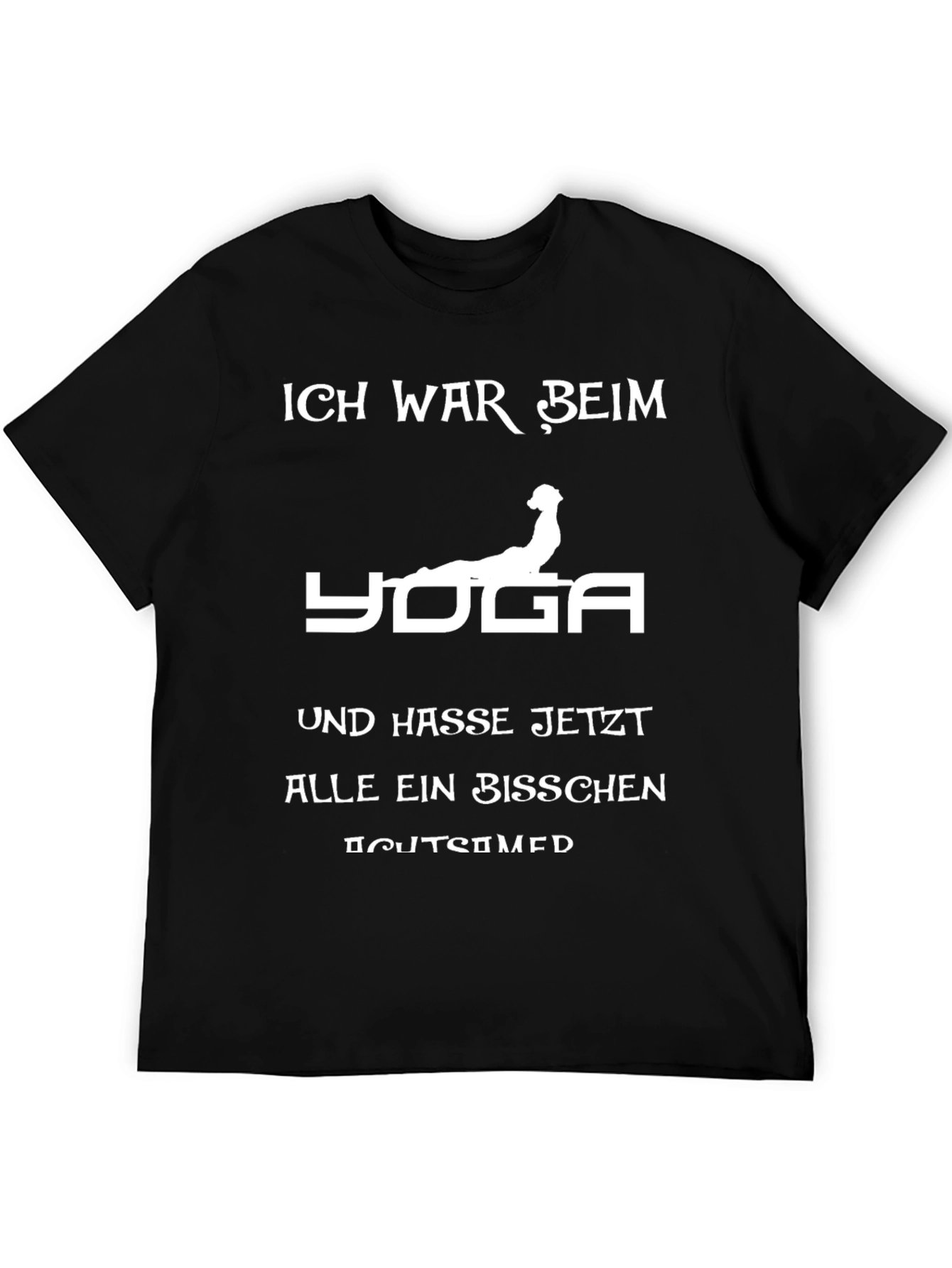 Yoga Hasse Fun T-Shirt Black