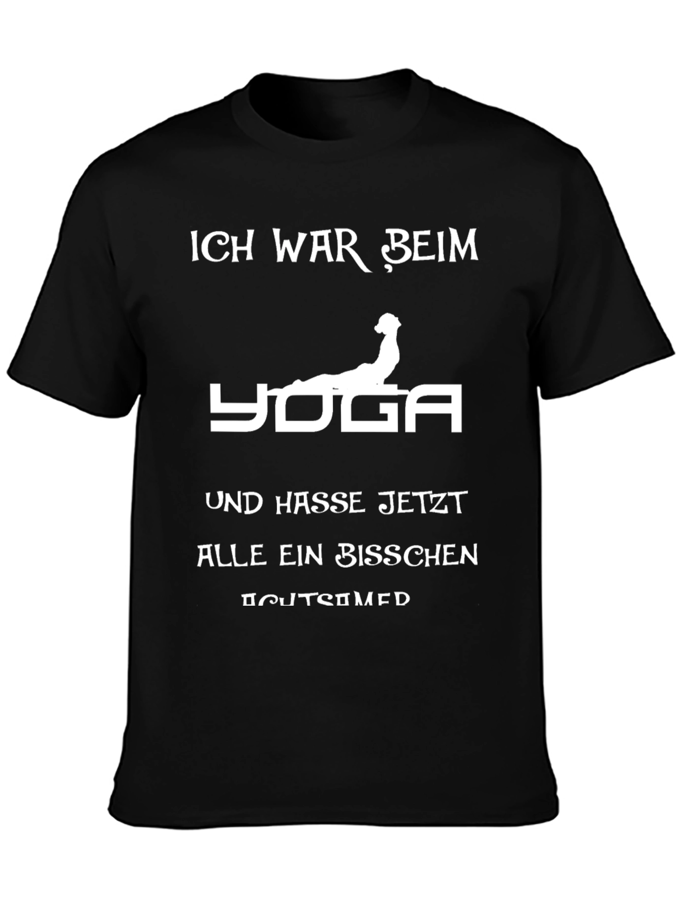 Yoga Hasse Fun T-Shirt Black