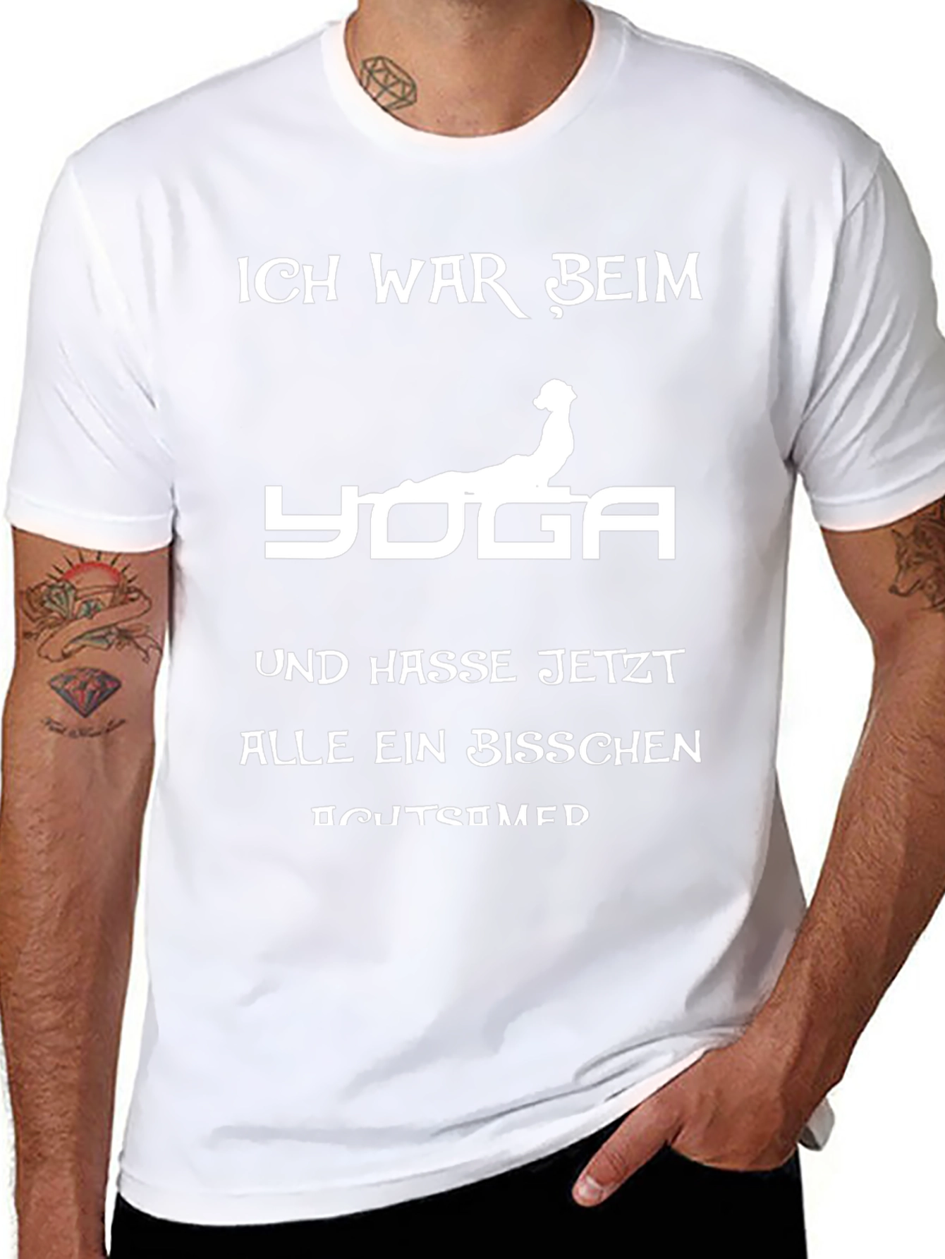 Yoga Hasse Fun T-Shirt Black