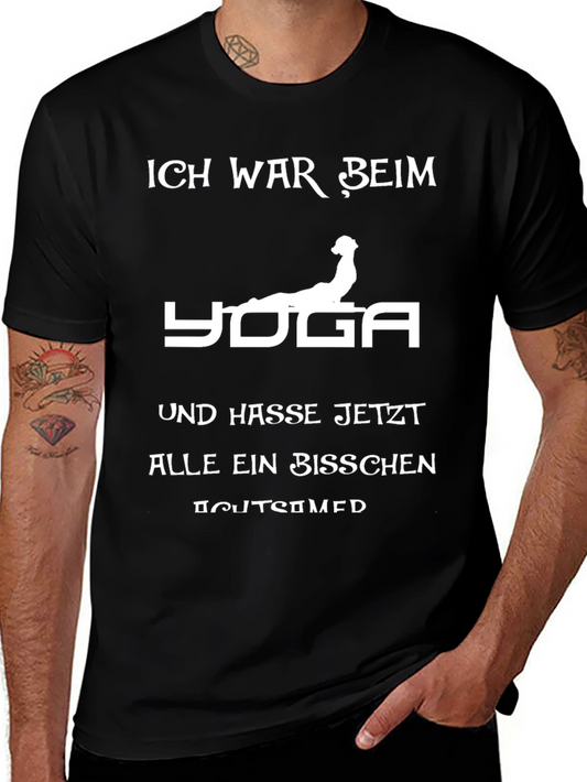 Yoga Hasse Fun T-Shirt Black
