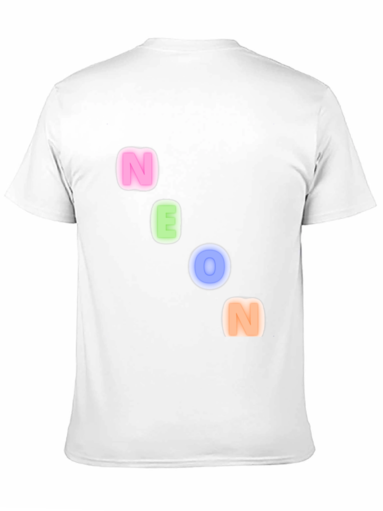 Neon Letter T-Shirt