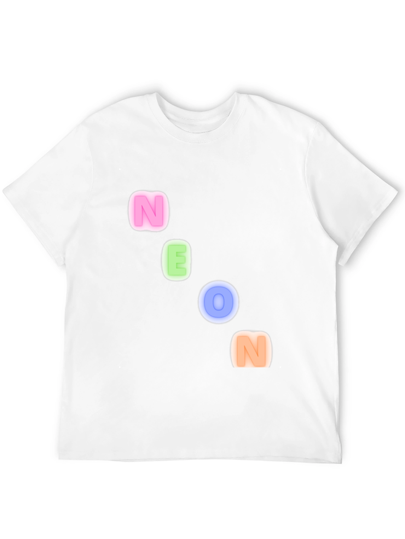 Neon Letter T-Shirt