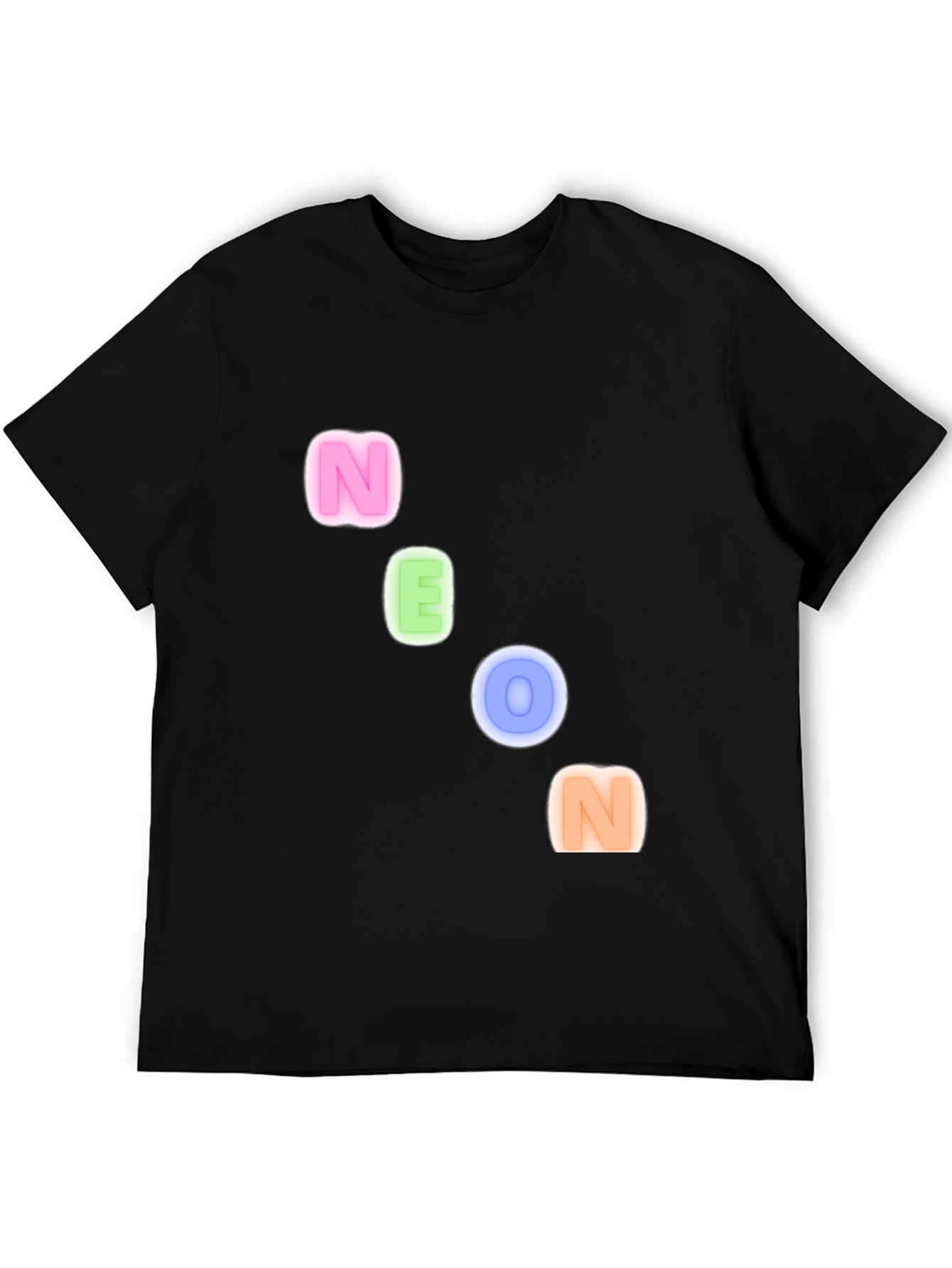 Neon Letter T-Shirt