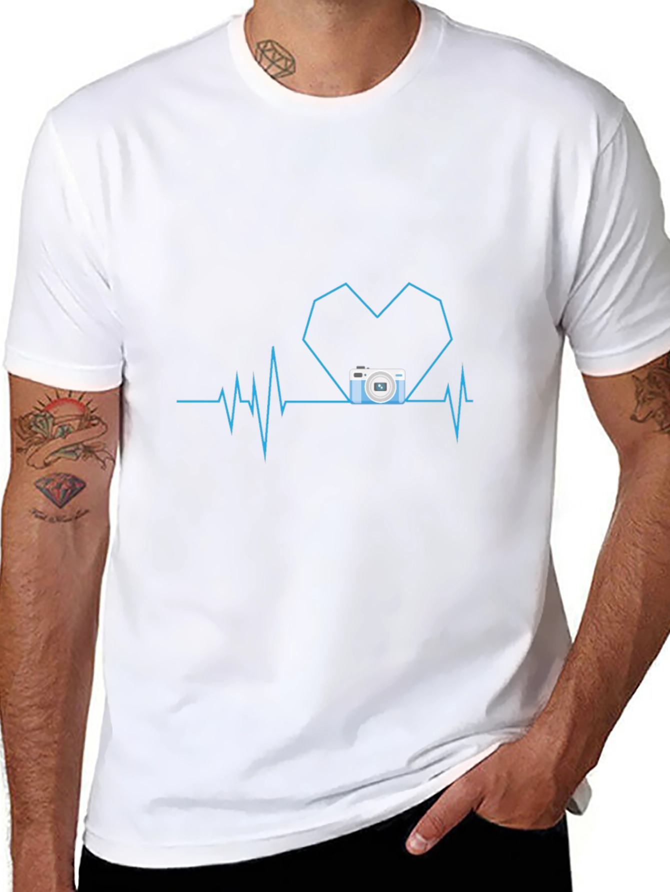 Photographers Heartbeat T-Shirt