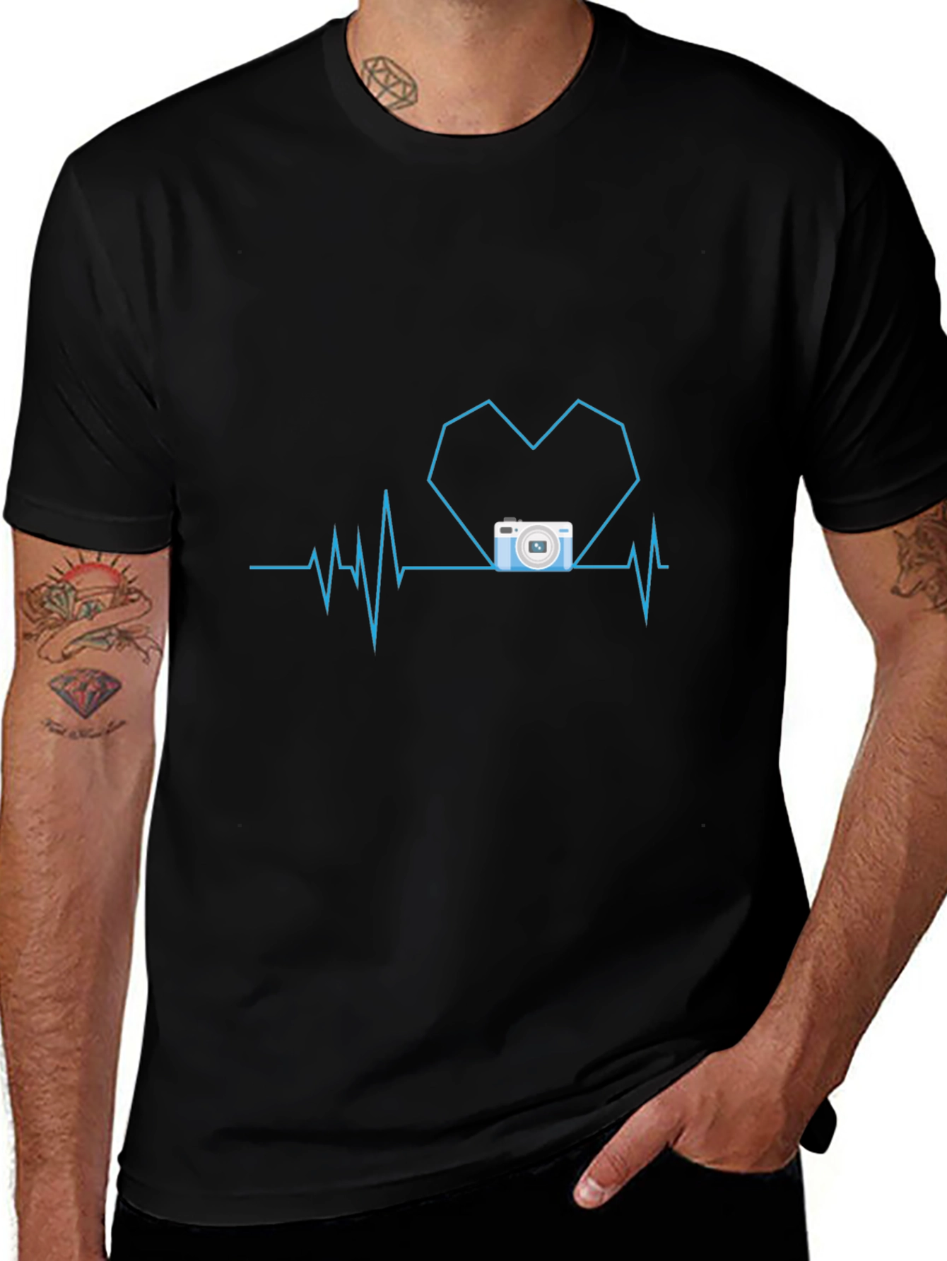 Photographers Heartbeat T-Shirt