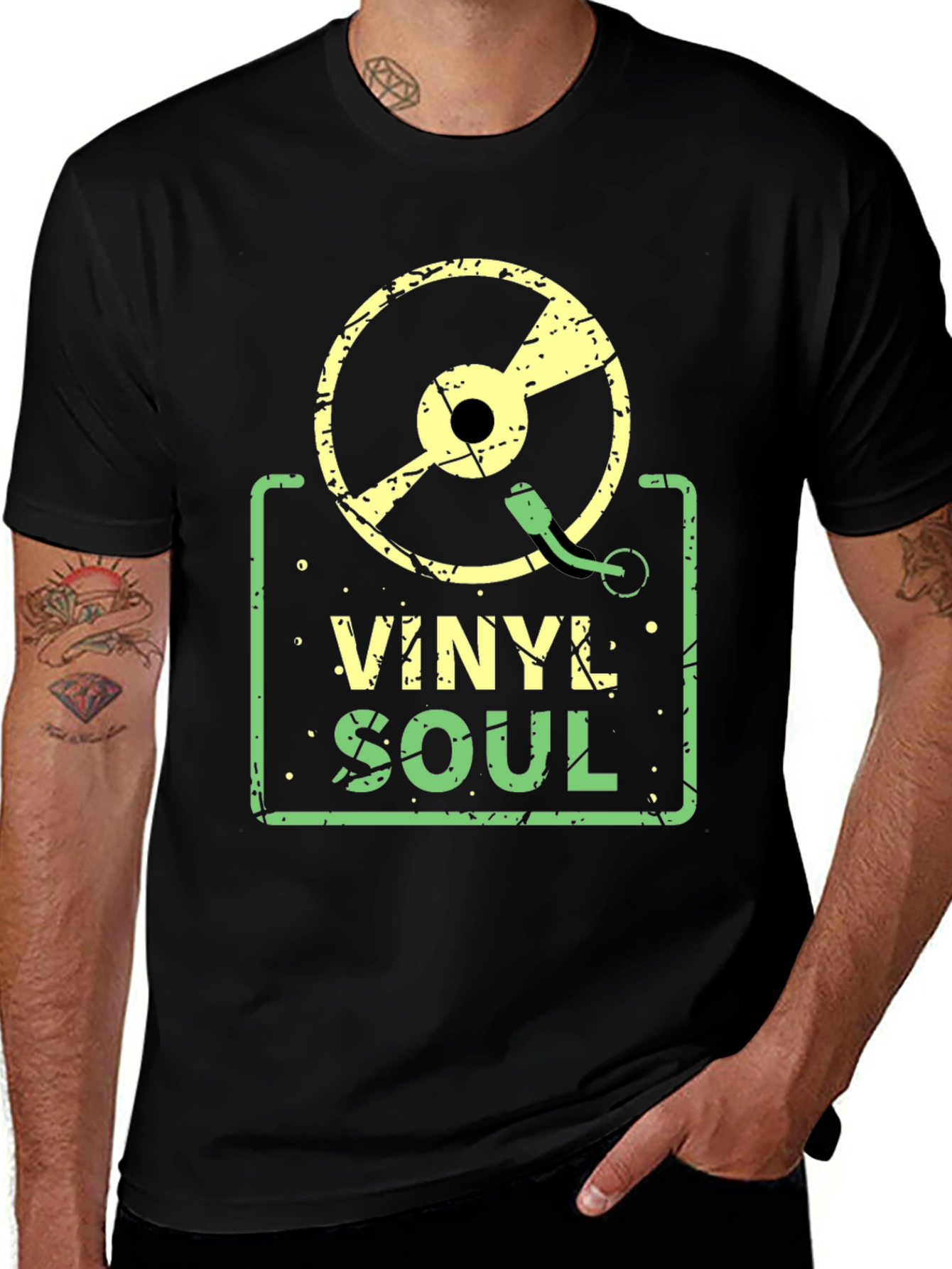 Vinyl Soul Retro Graphic Tee