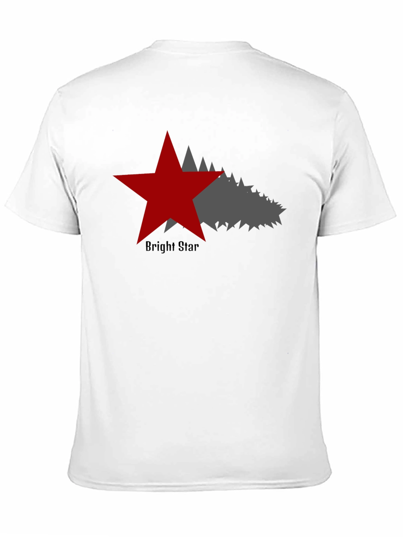 Bright Star Graphic T-Shirt - Stylish Black Tee
