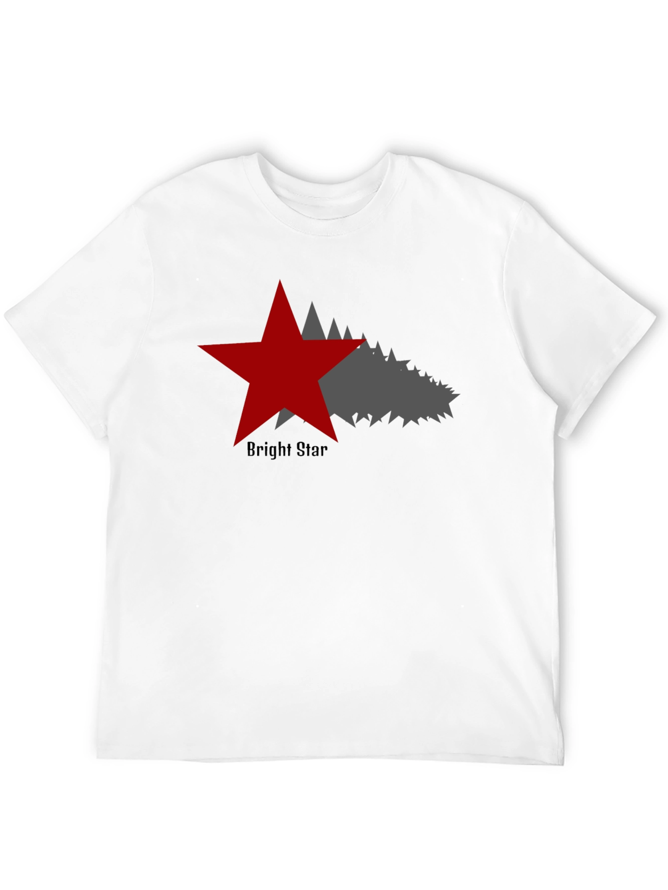 Bright Star Graphic T-Shirt - Stylish Black Tee