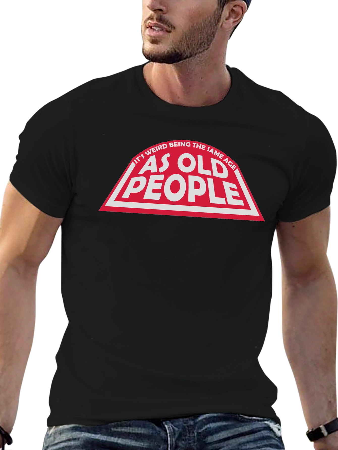 Funny As Old People Graphic Tee