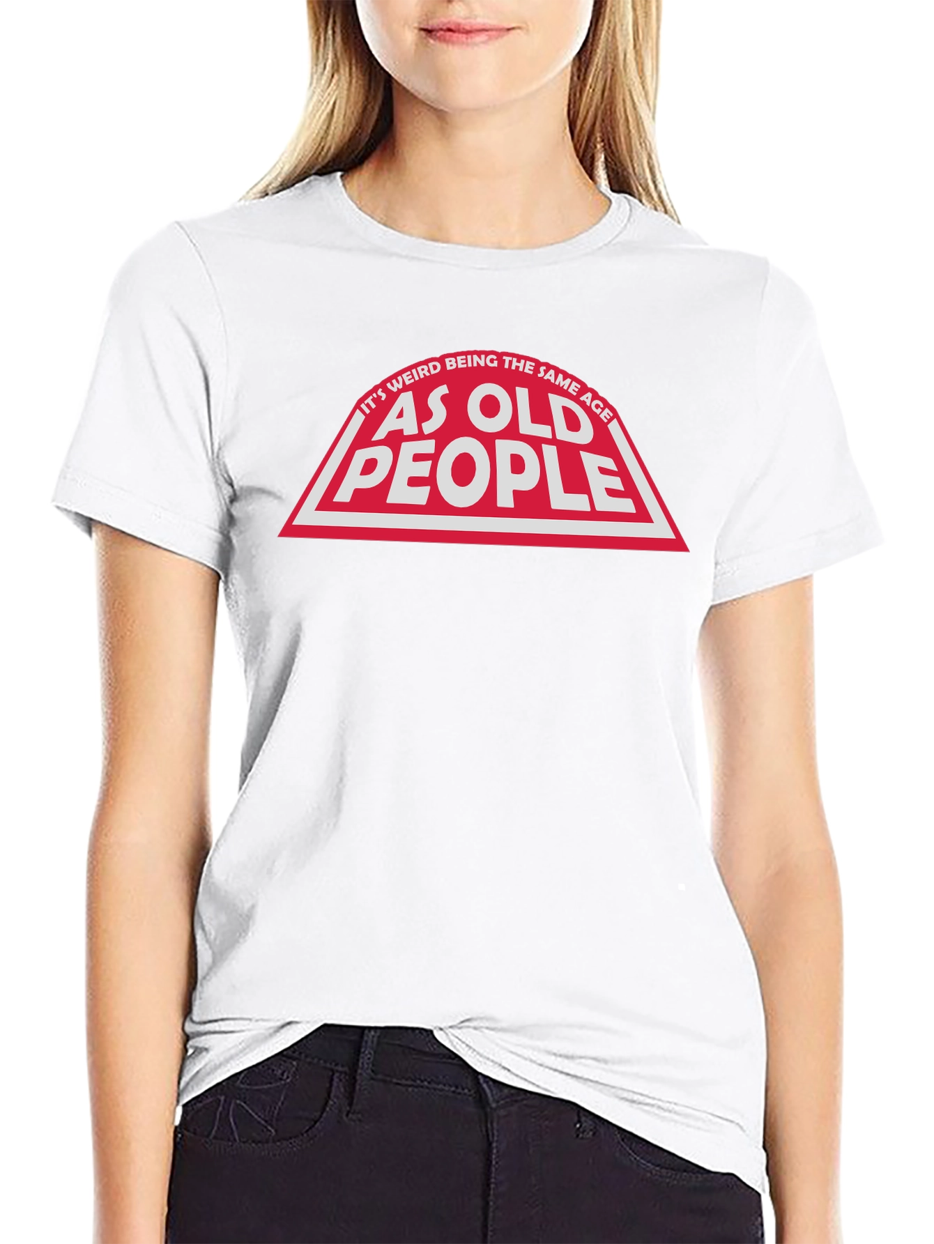 Funny As Old People Graphic Tee