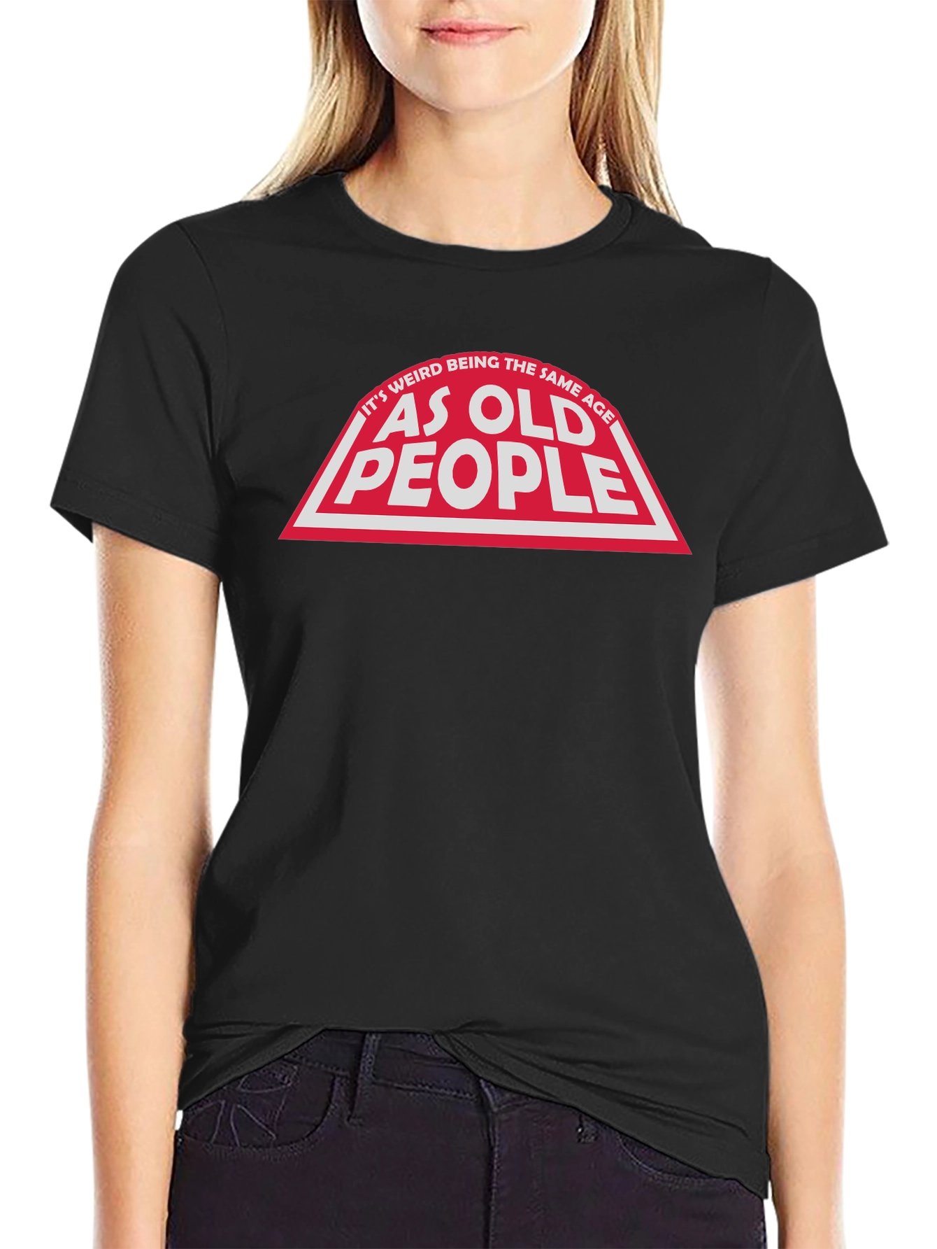 Funny As Old People Graphic Tee