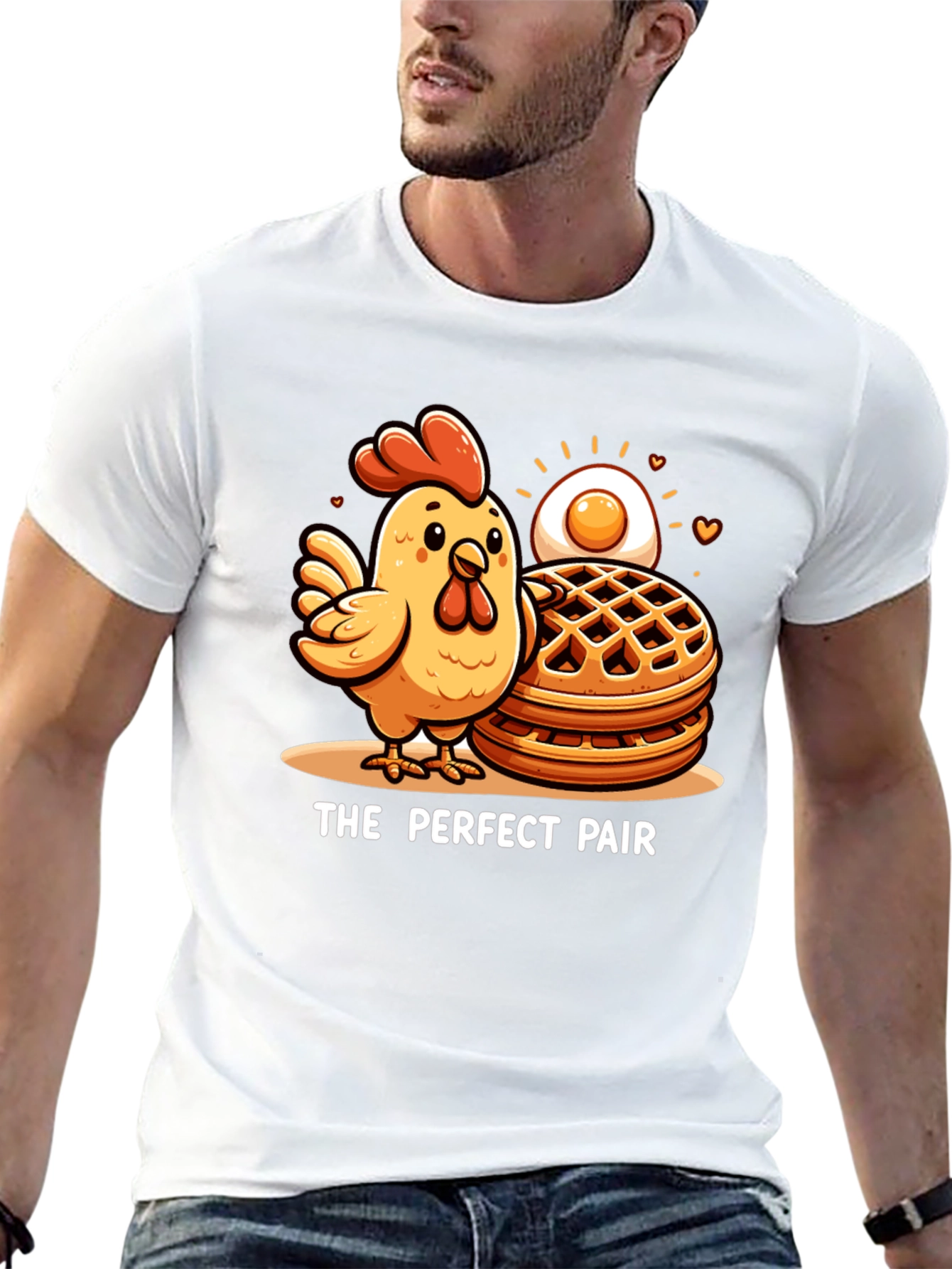 The Perfect Pair Chicken & Waffles Graphic Tee