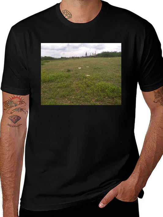 Nature Scene Black T-Shirt