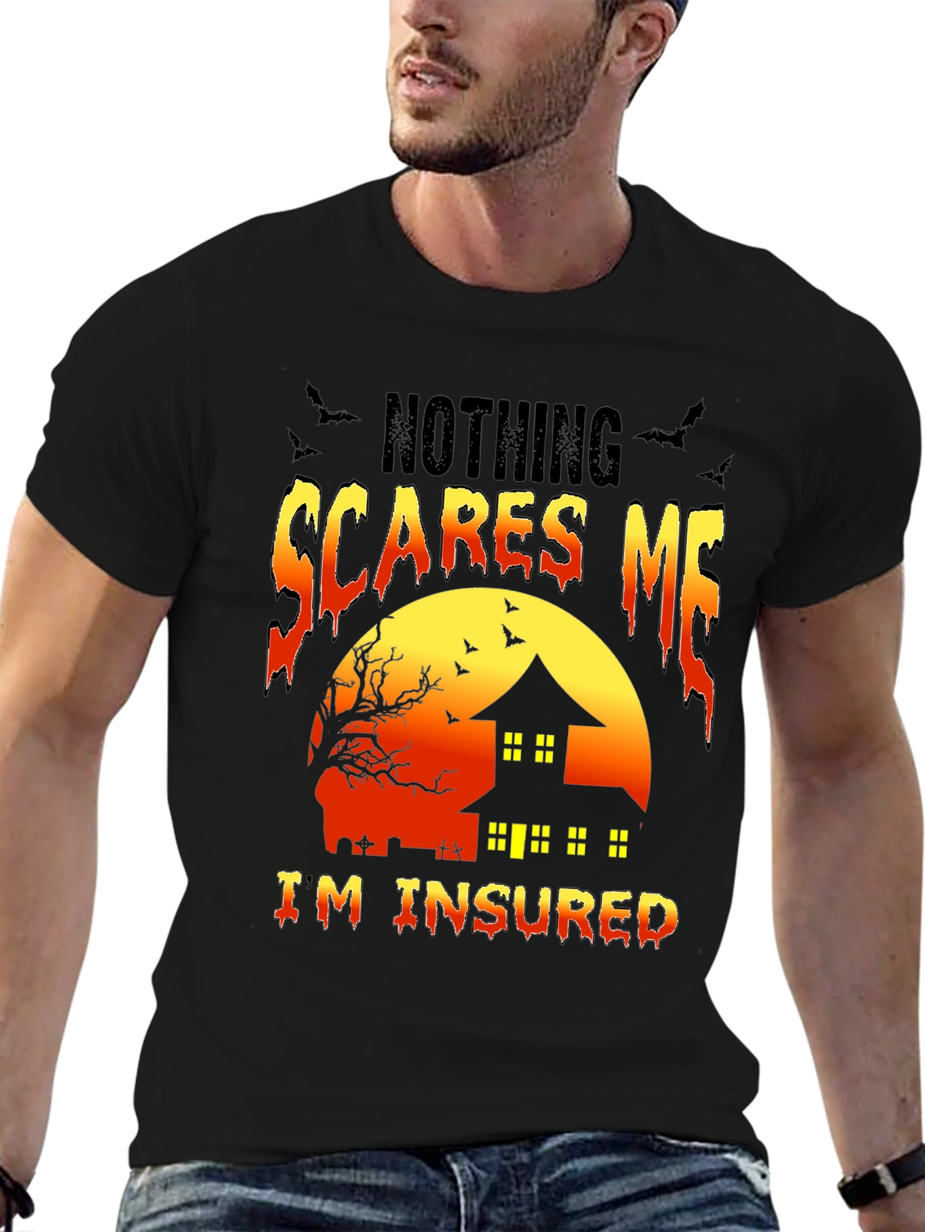 Nothing Scares Me T-Shirt - Halloween Graphic Tee