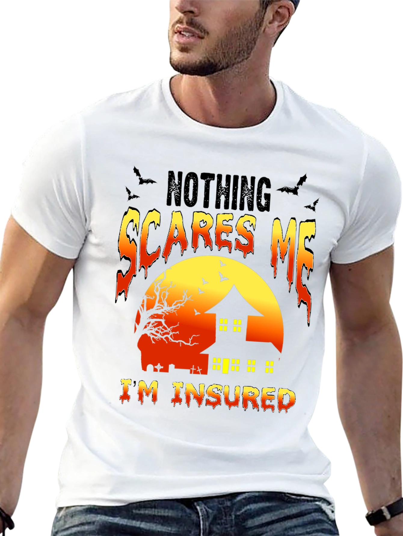 Nothing Scares Me T-Shirt - Halloween Graphic Tee