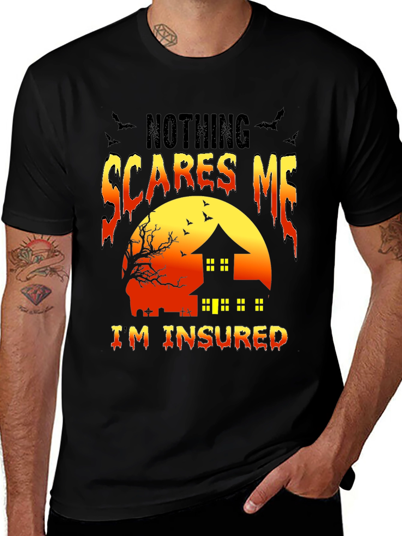 Nothing Scares Me T-Shirt - Halloween Graphic Tee
