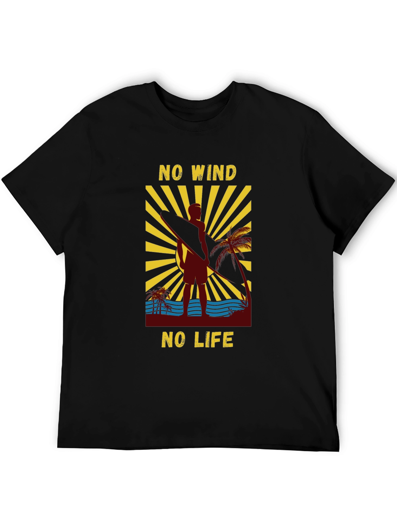 No Wind No Life Graphic T-Shirt