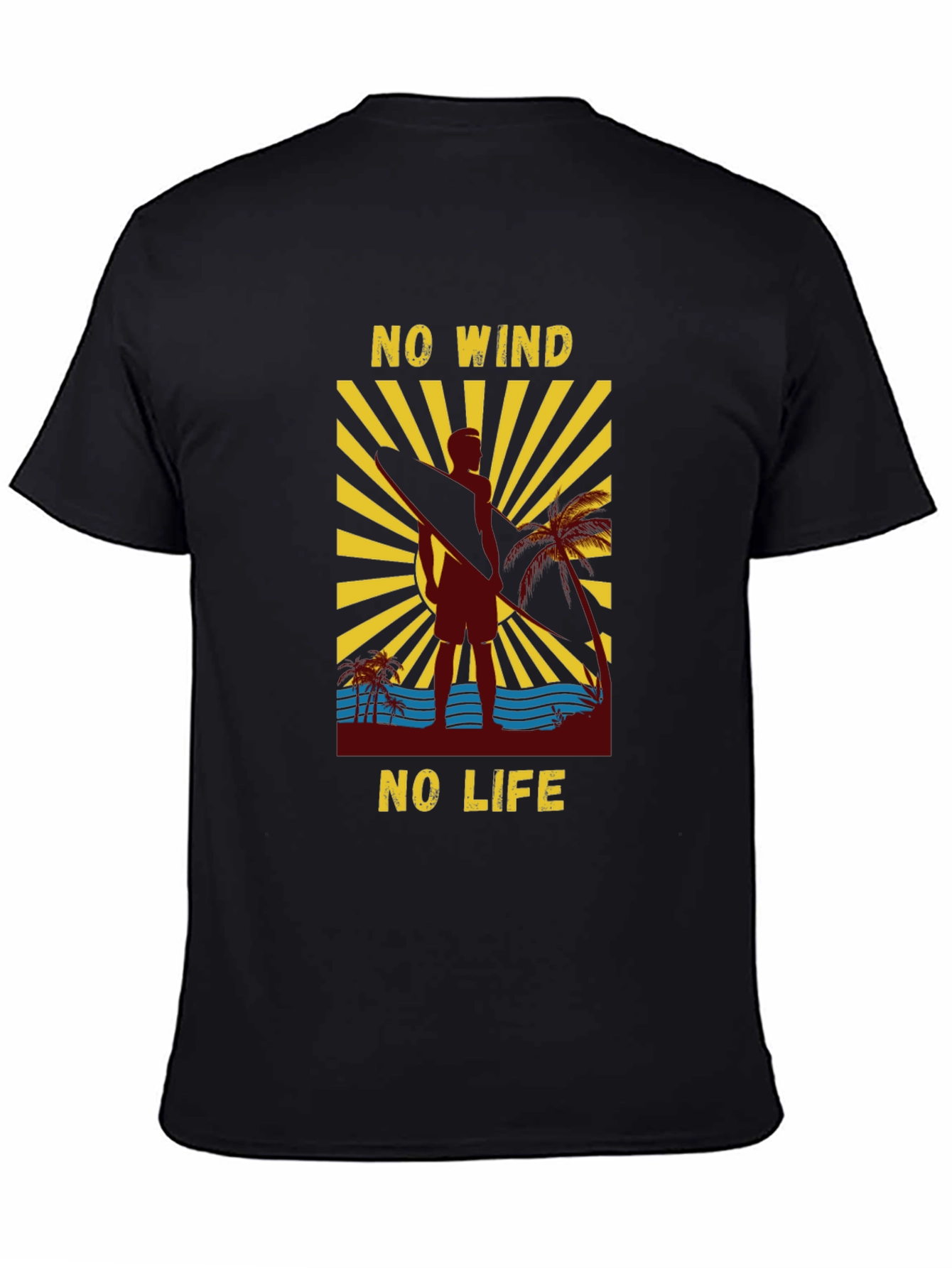No Wind No Life Graphic T-Shirt