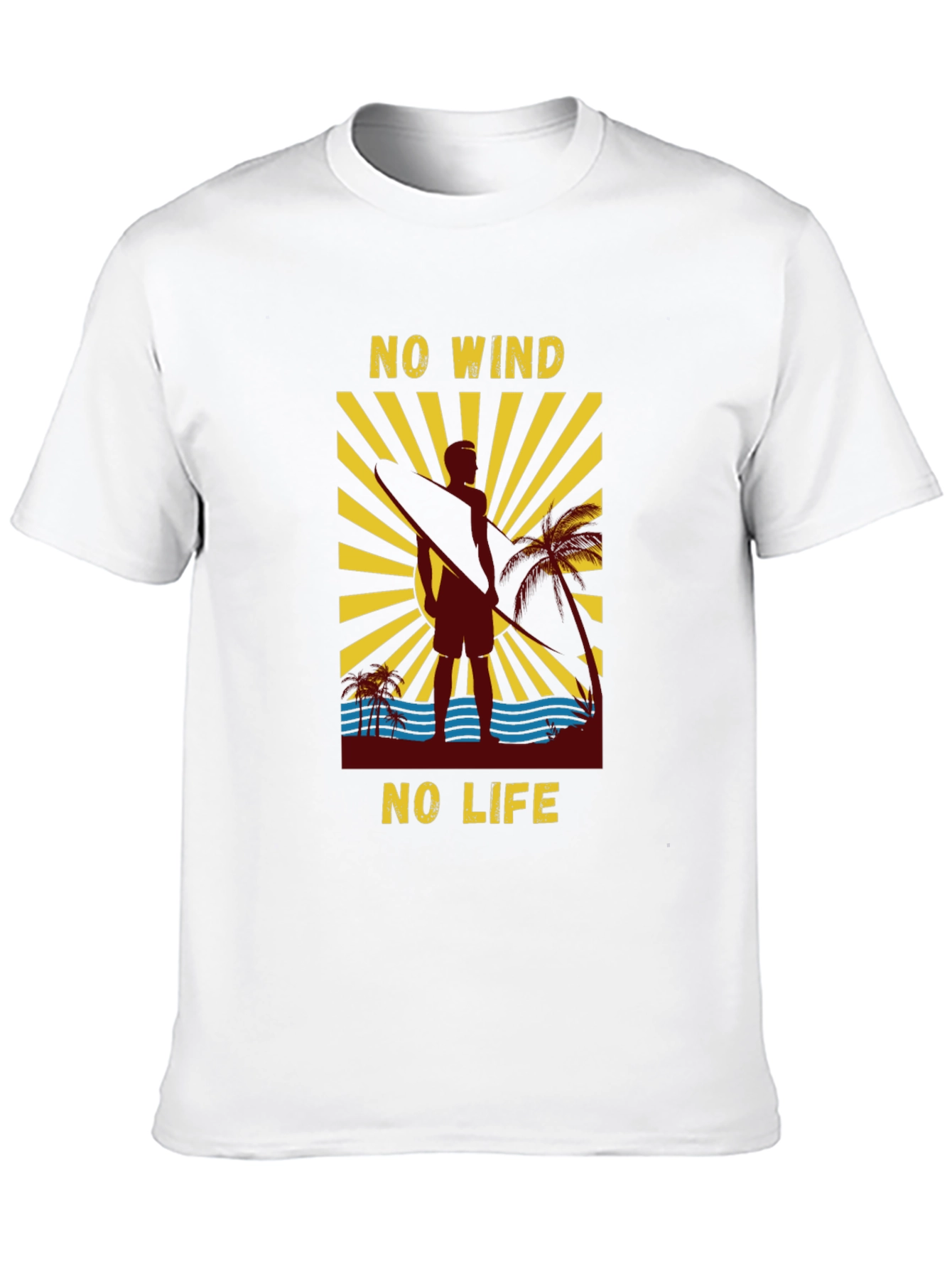 No Wind No Life Graphic T-Shirt