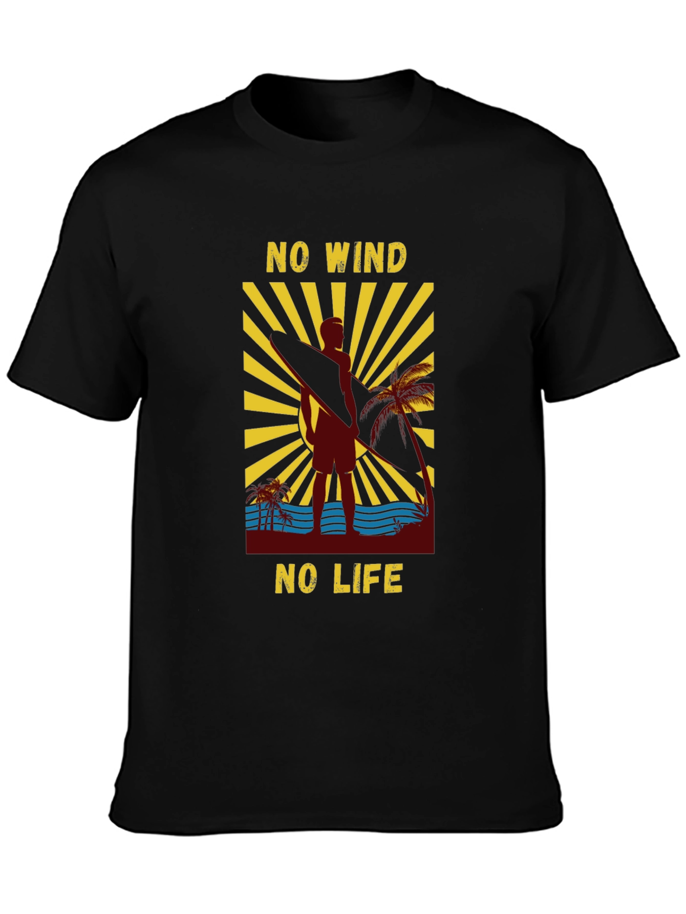 No Wind No Life Graphic T-Shirt