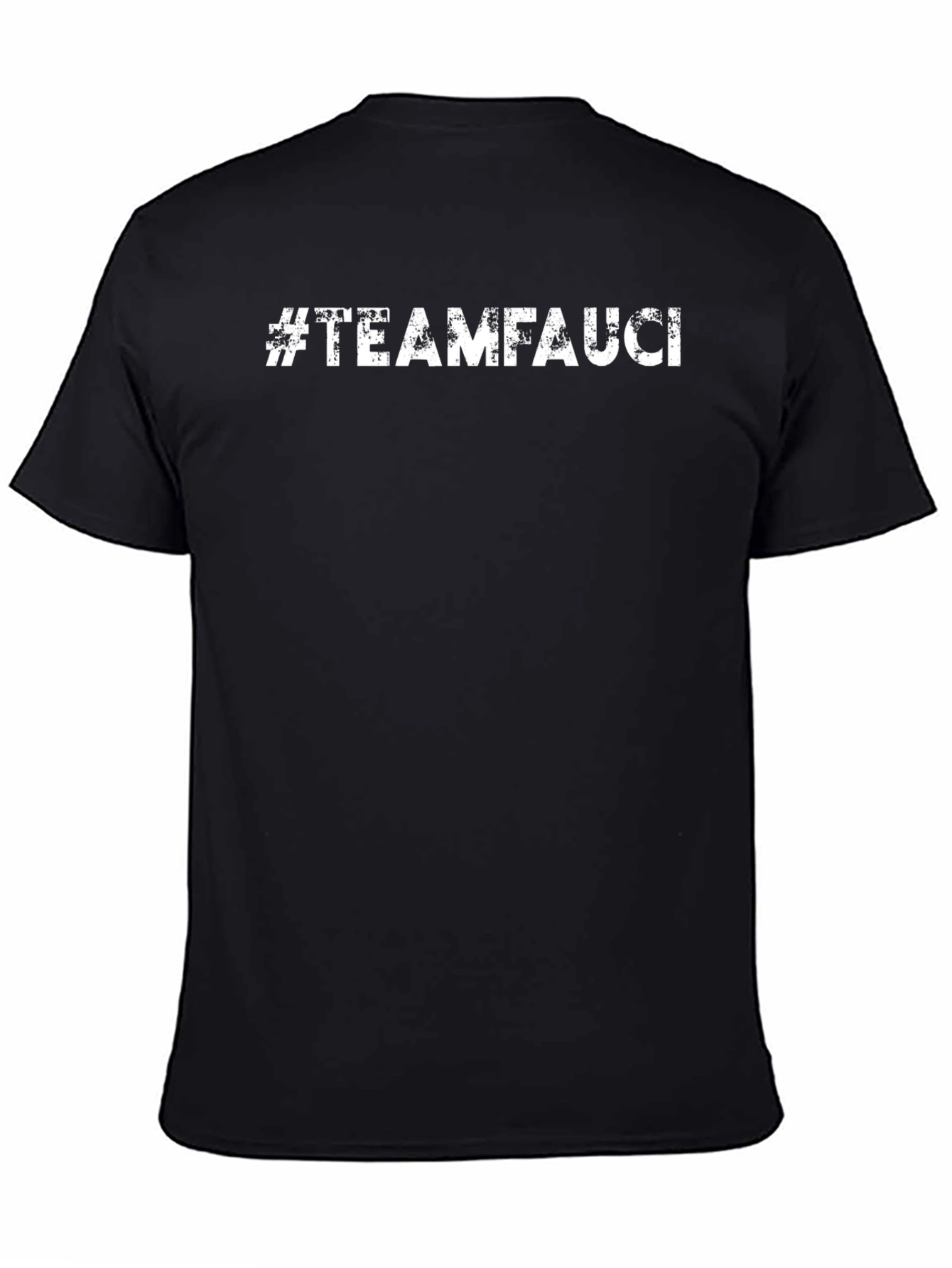 #TeamFauci Black Graphic T-Shirt