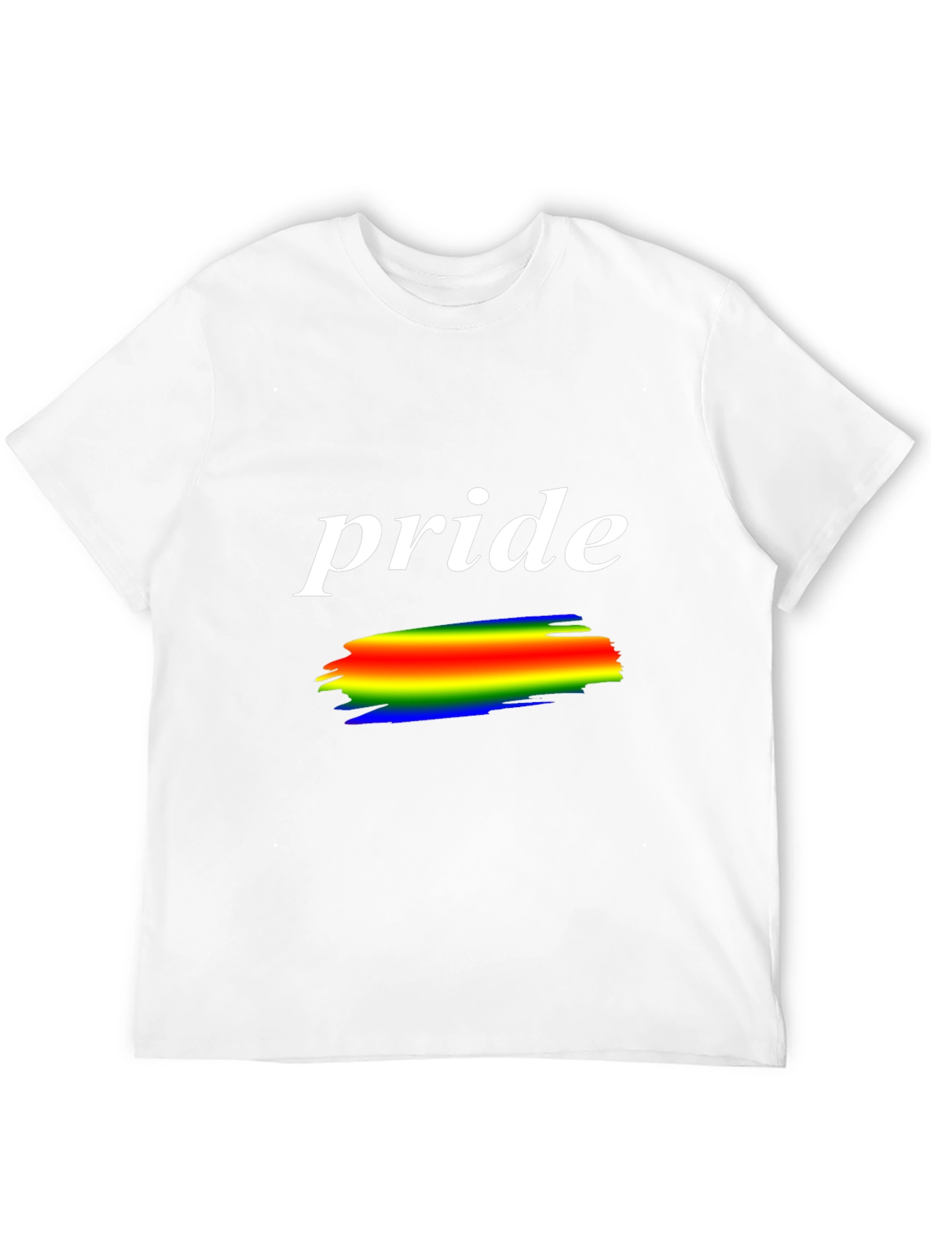 Pride T-Shirt Rainbow Graphic Black Tee