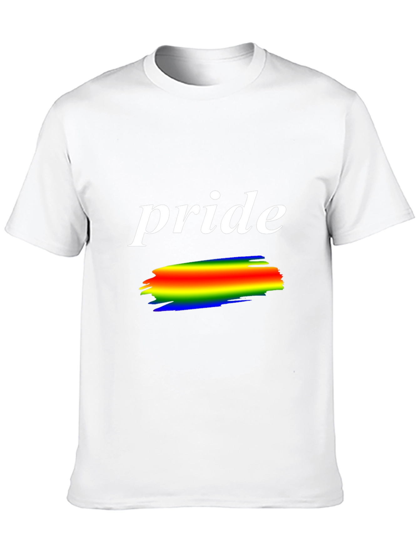 Pride T-Shirt Rainbow Graphic Black Tee