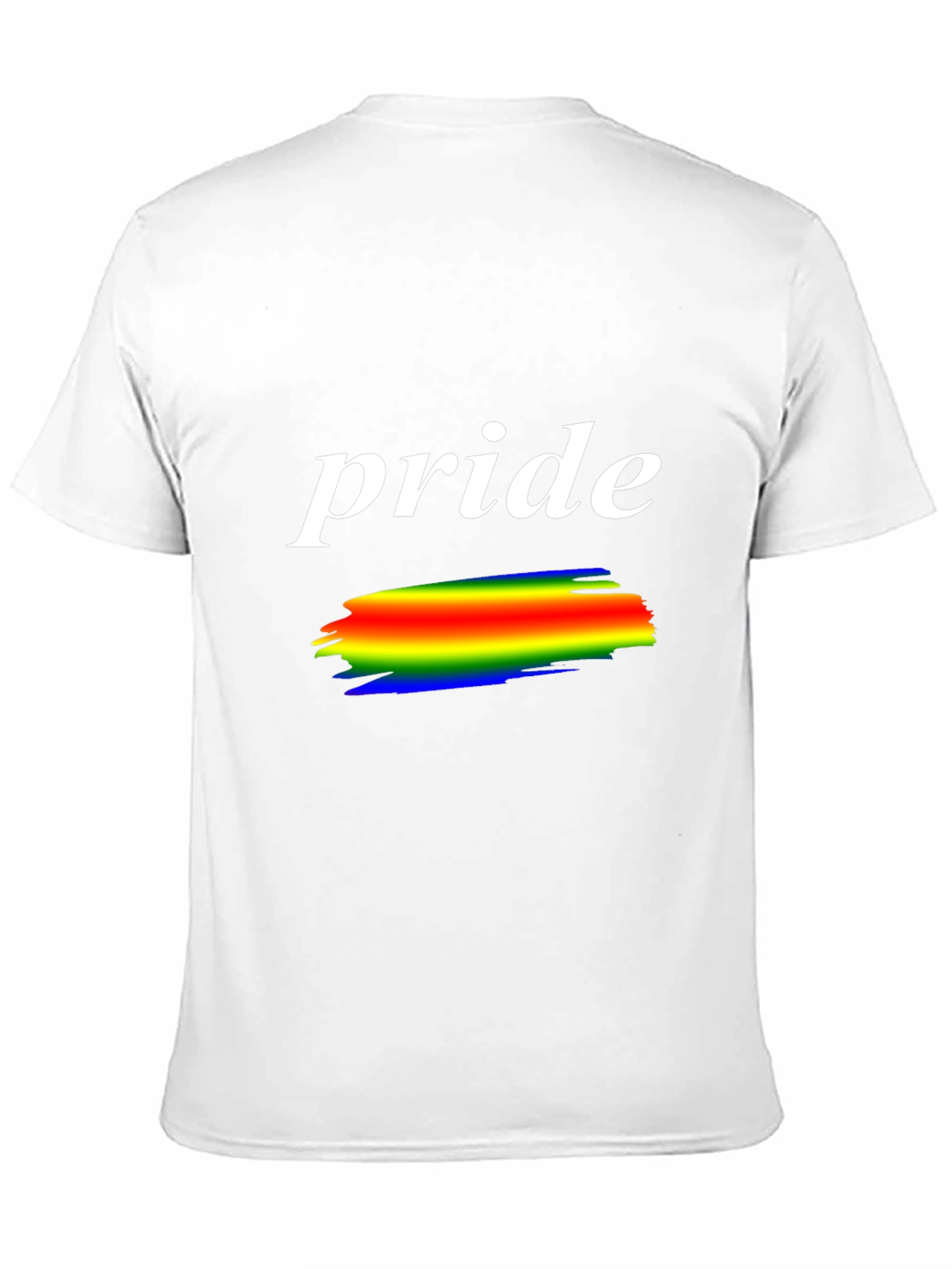 Pride T-Shirt Rainbow Graphic Black Tee