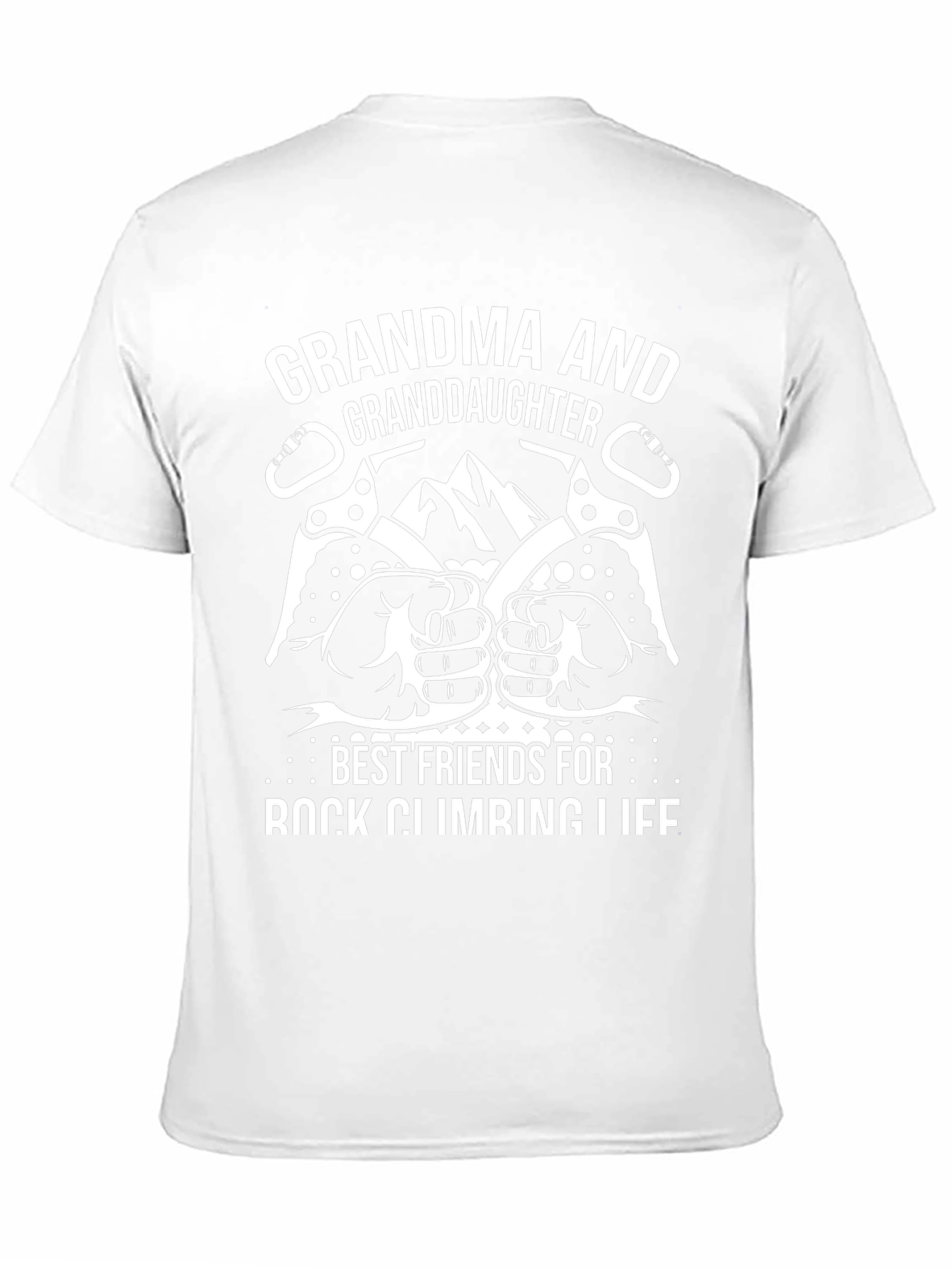 Grandma & Granddaughter Rock Climbing T-Shirt