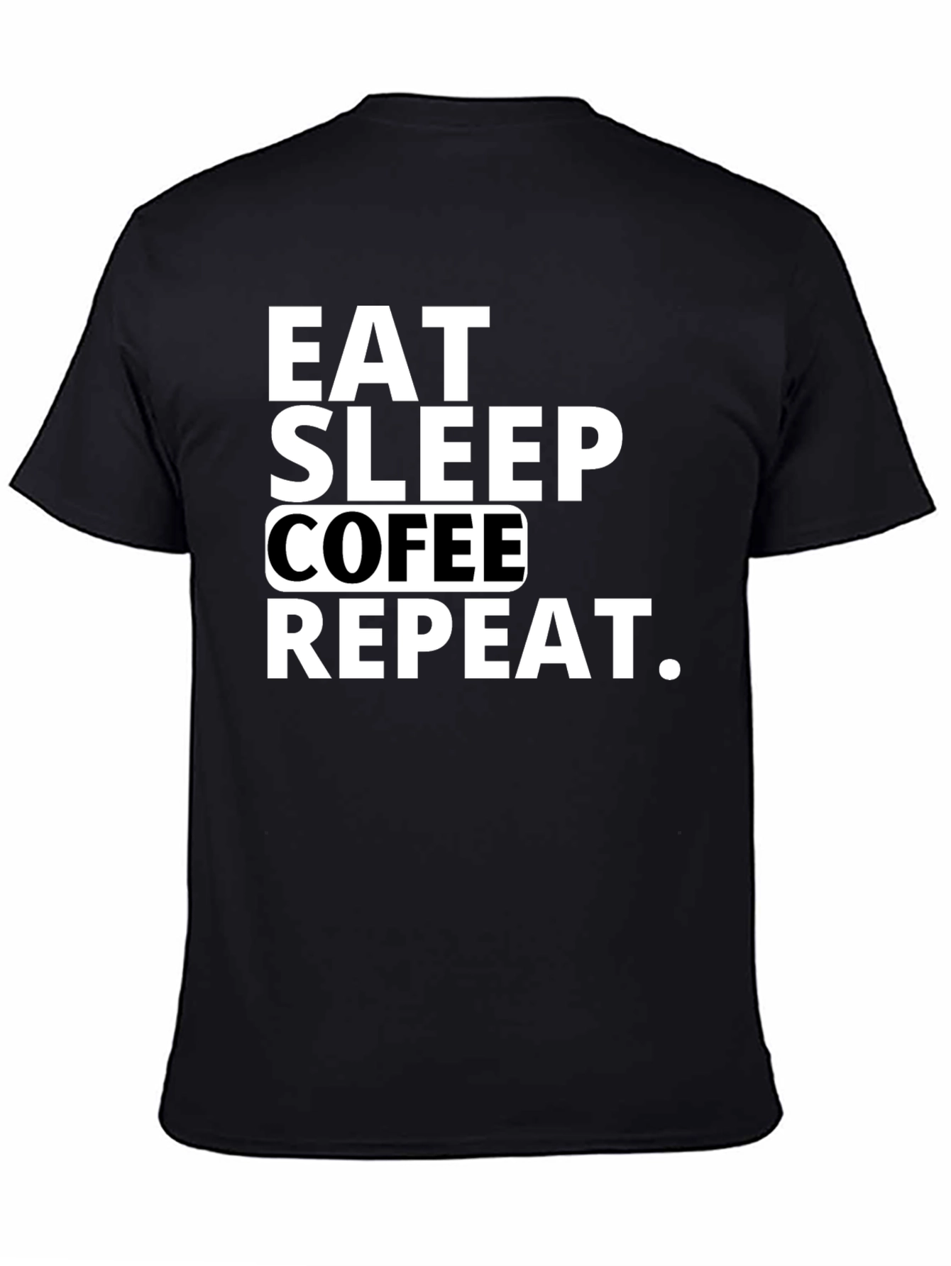 Eat Sleep Coffee Repeat Graphic Tee