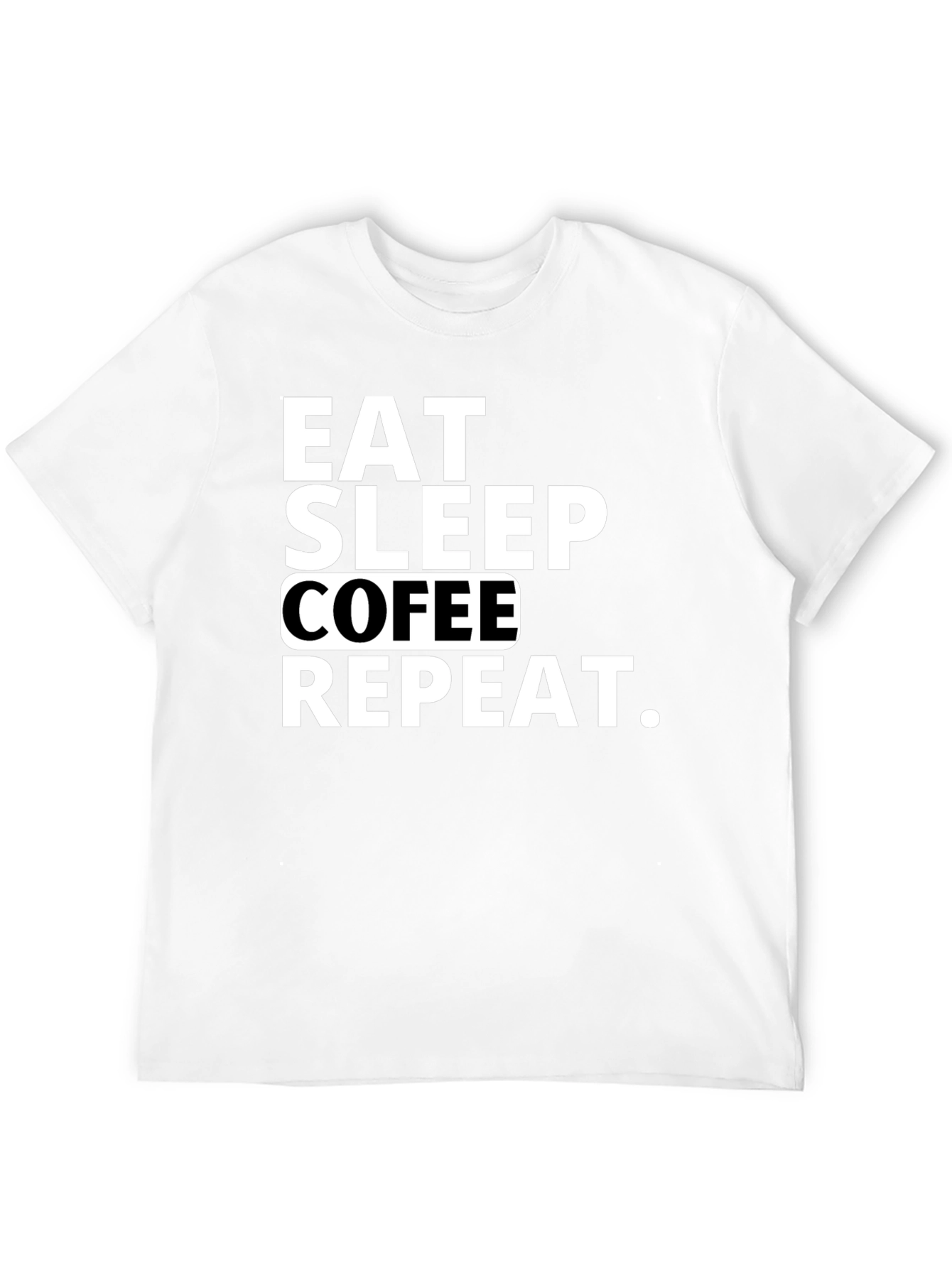 Eat Sleep Coffee Repeat Graphic Tee