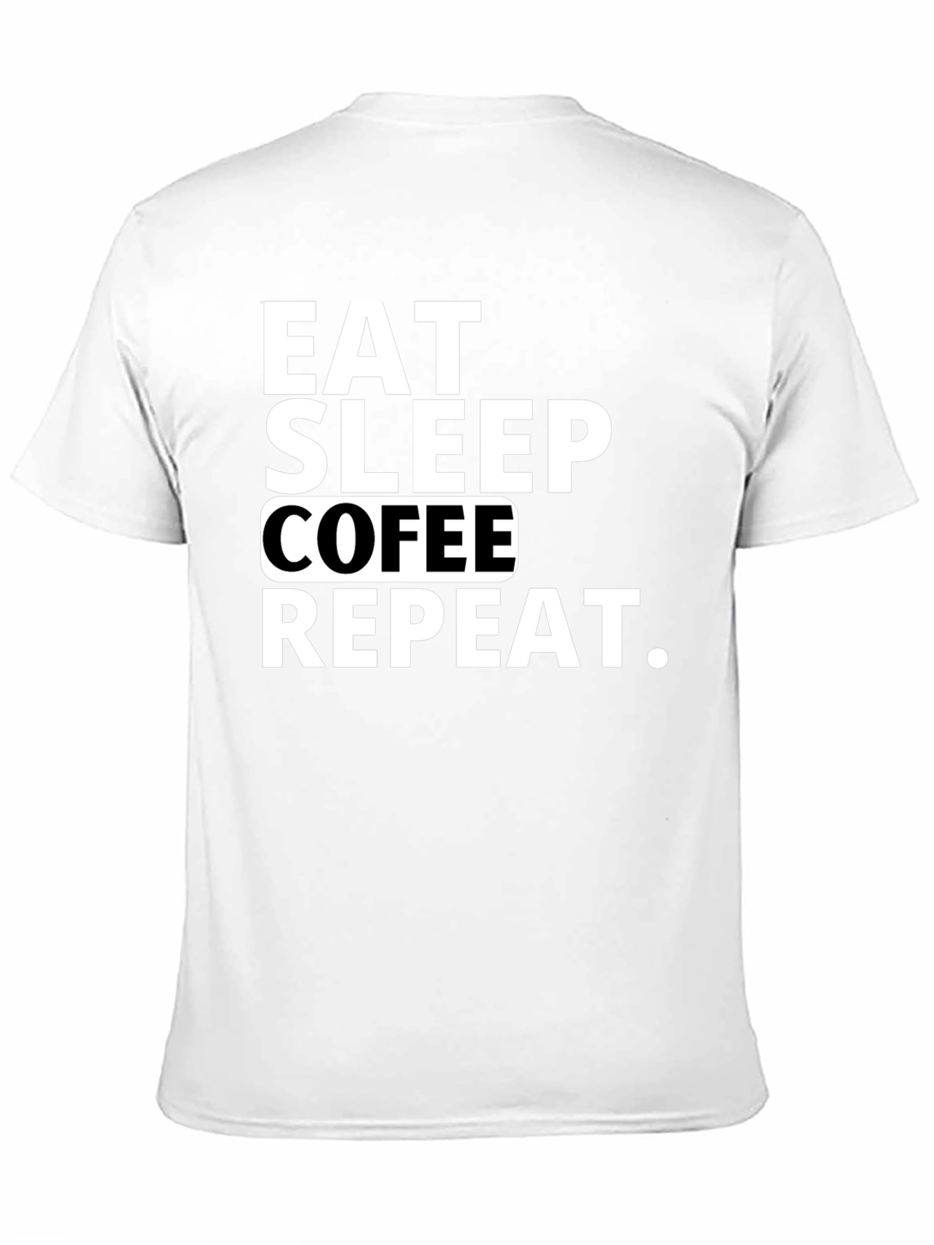 Eat Sleep Coffee Repeat Graphic Tee