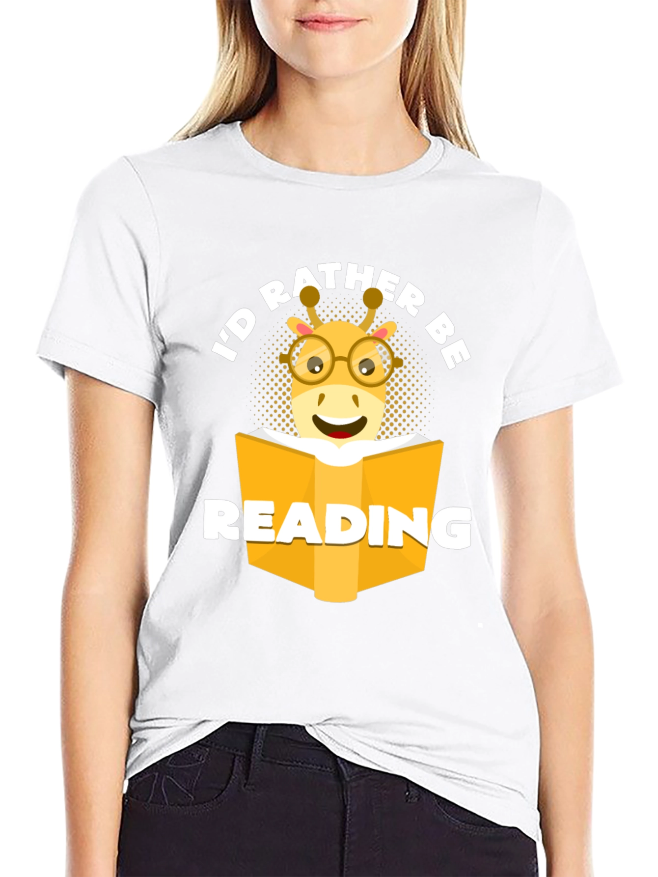 Reading Giraffe T-Shirt