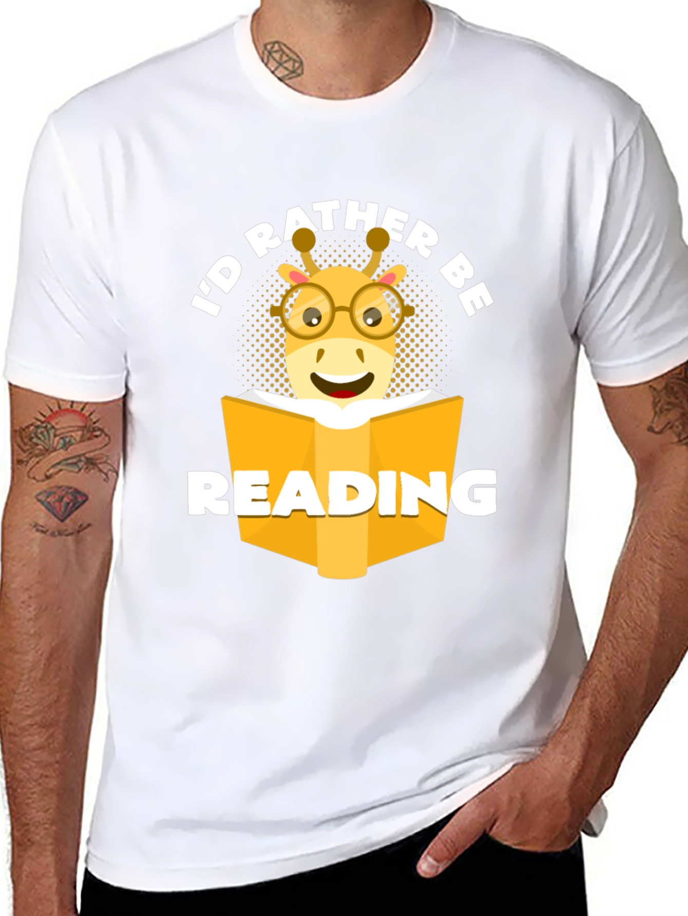 Reading Giraffe T-Shirt