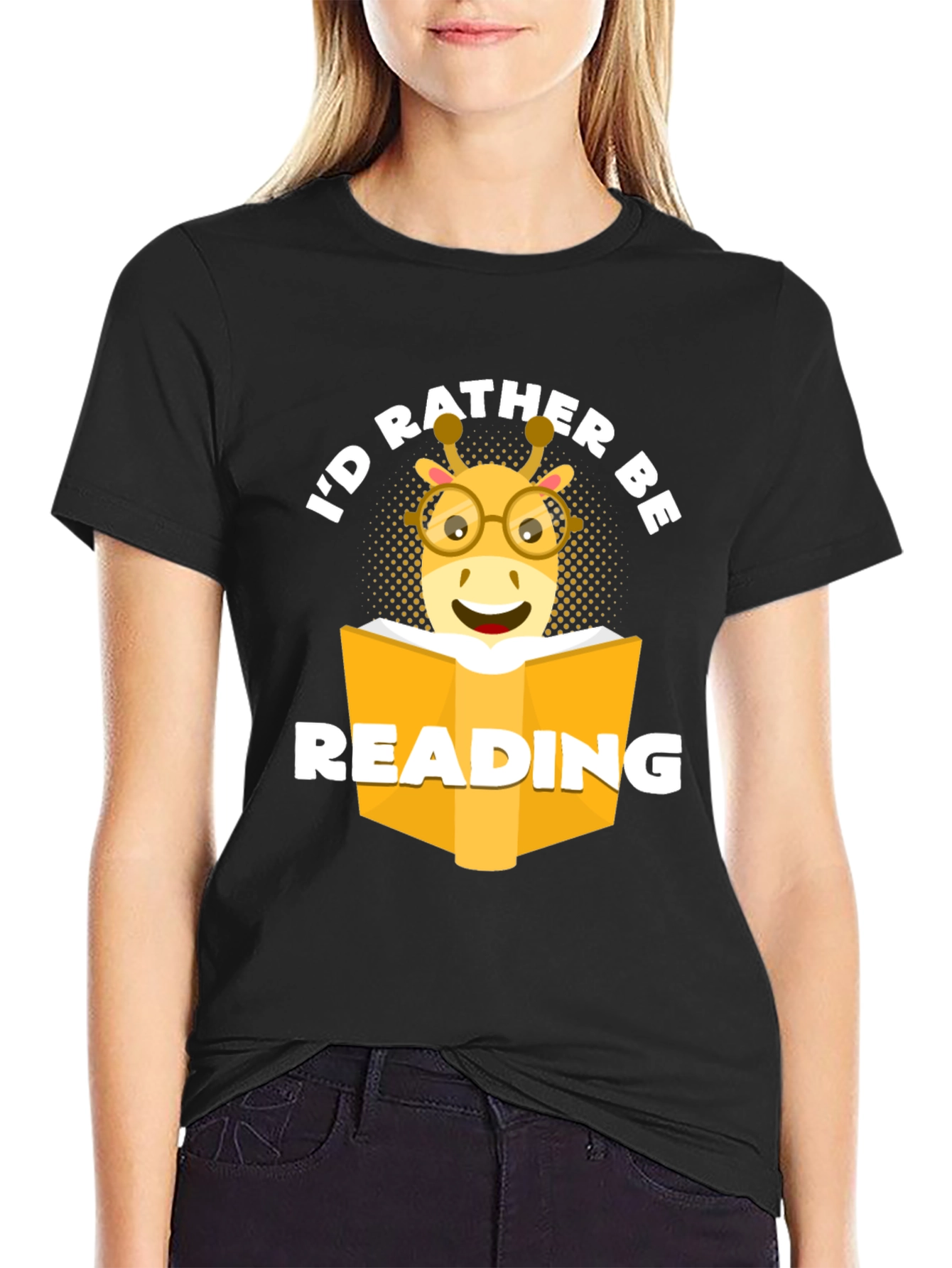 Reading Giraffe T-Shirt