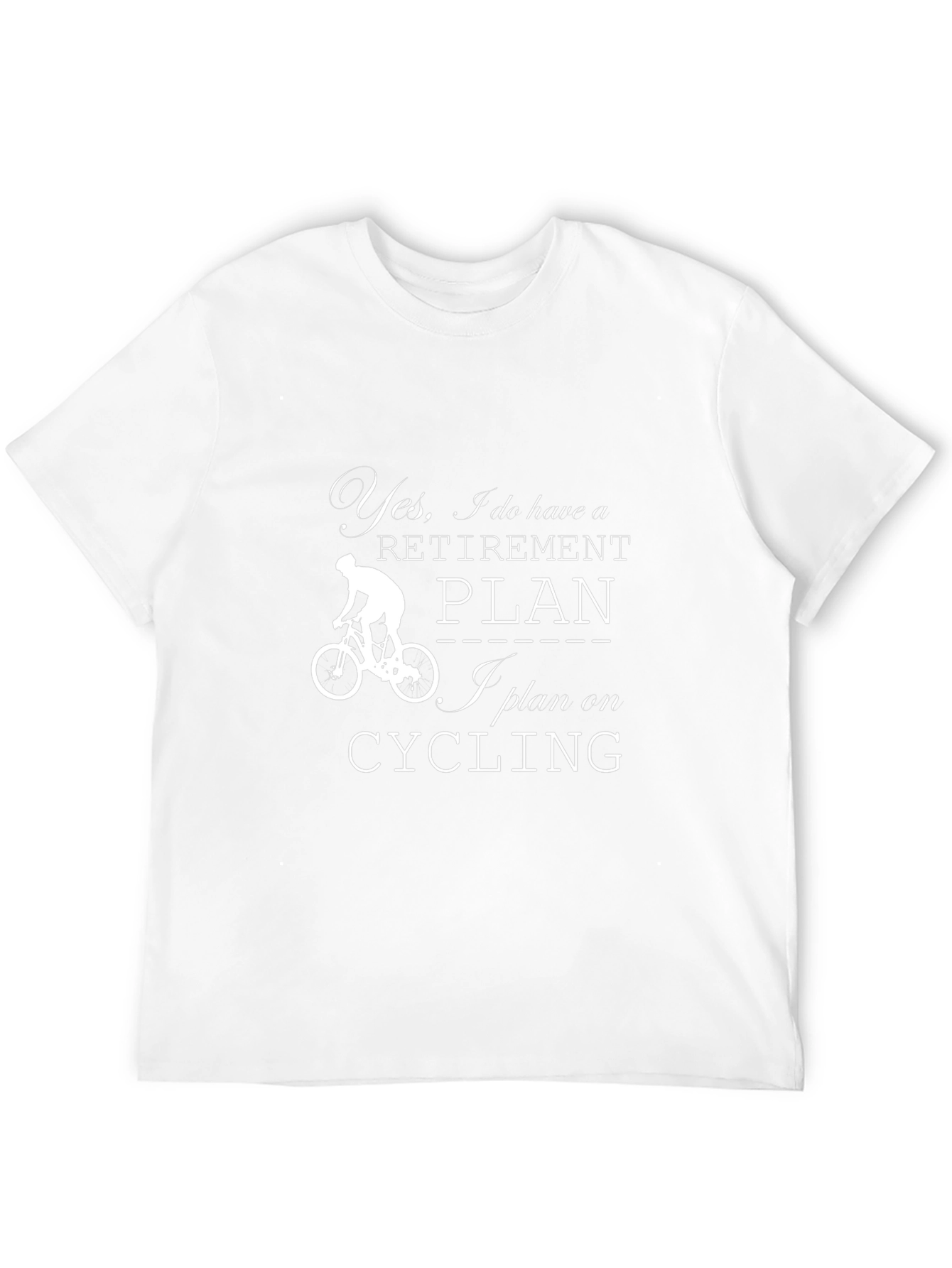 Retirement Plan Cycling T-Shirt - Black