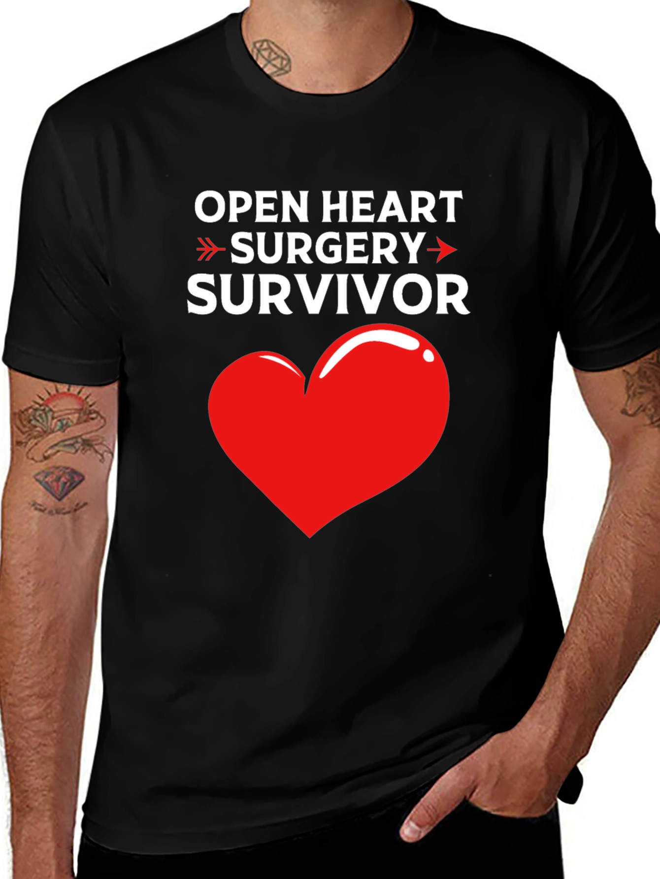 Open Heart Surgery Survivor T-Shirt